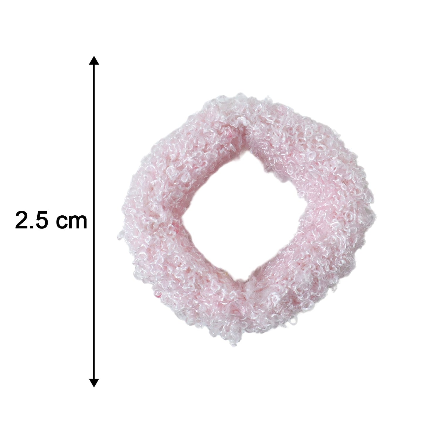 Size comparison of elastic hair bands