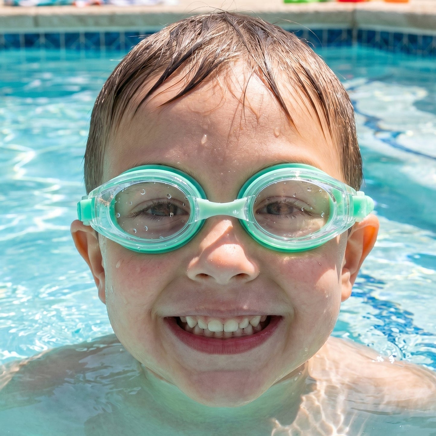 Waterproof kids swimming goggles