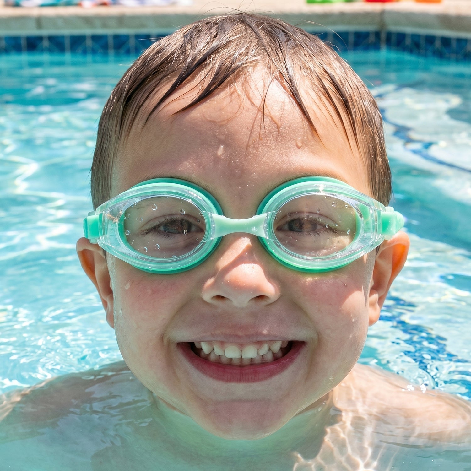 Waterproof kids swimming goggles