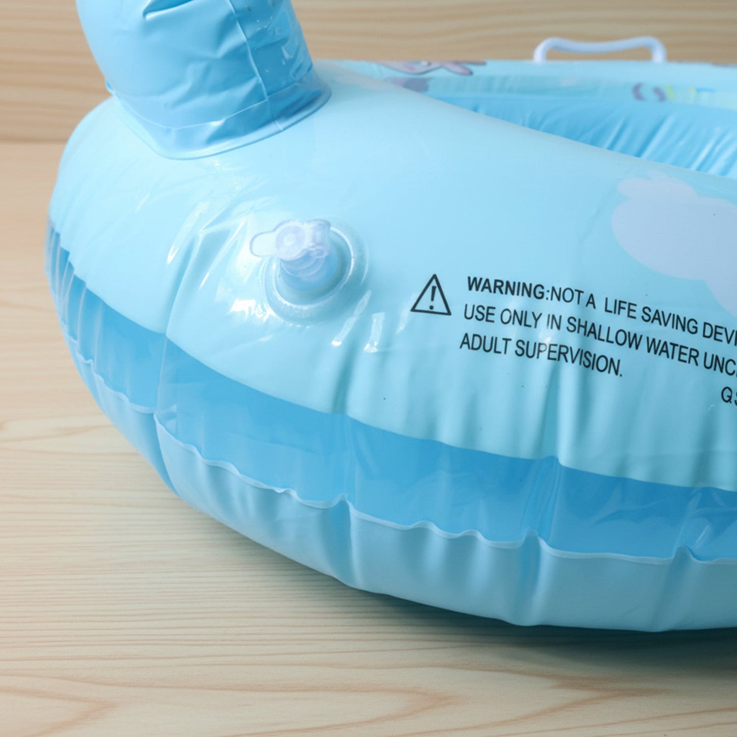 Colorful cartoon animal design swim ring inflatable for kids