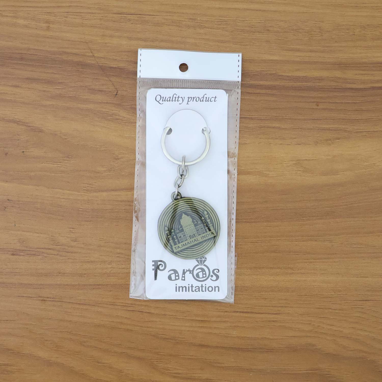 Taj Mahal keychain accessory highlighting heritage design