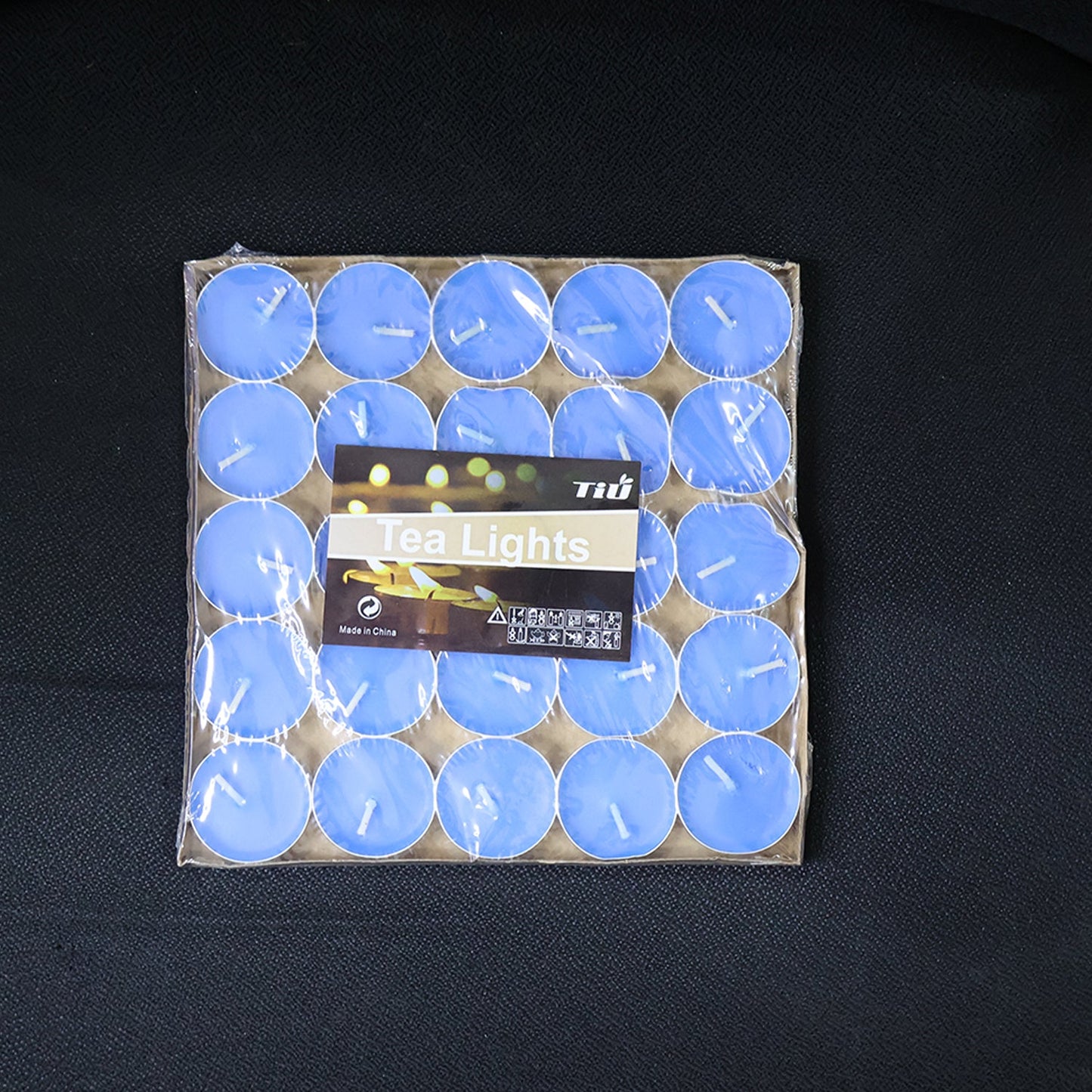 Mix color scented tea light candles set capturing soft glowing light