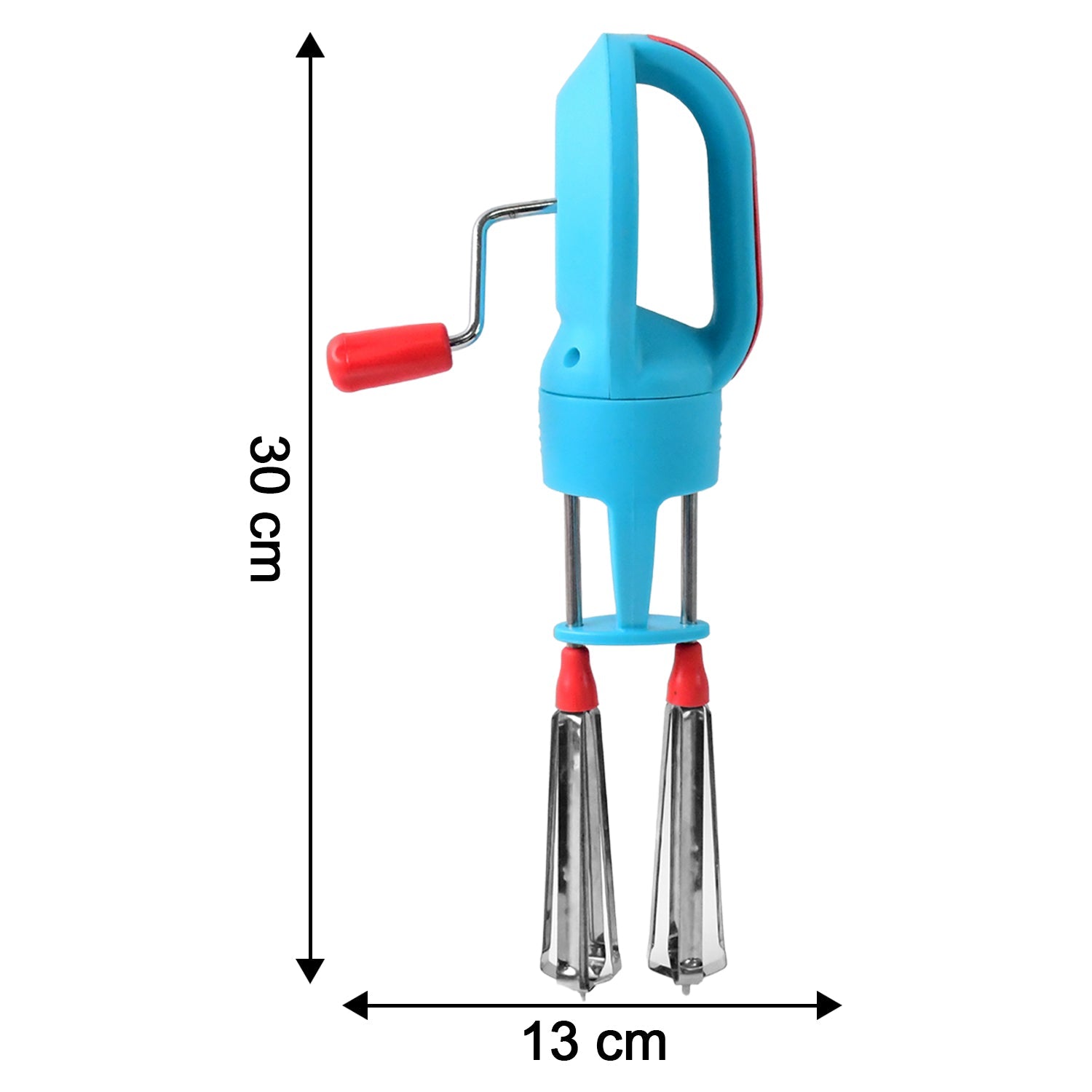 Kitchen manual hand beater for whipping and mixing ingredients