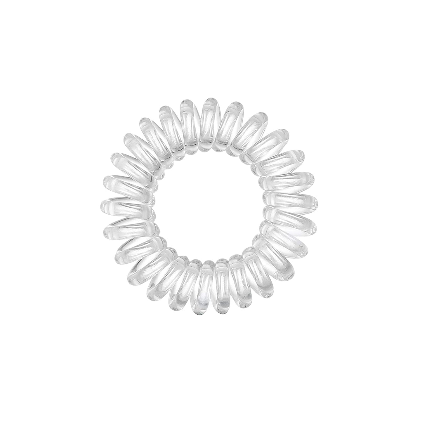Waterproof and lightweight spiral hair ties for women