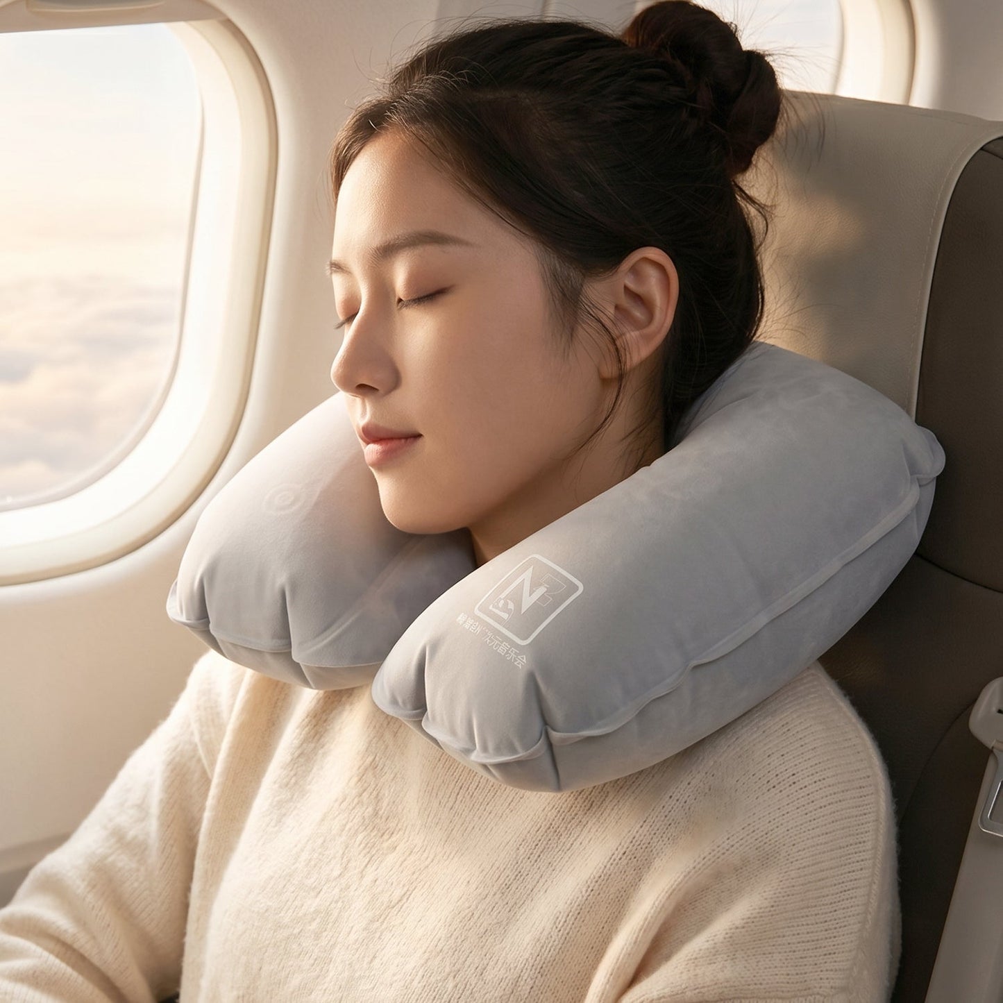 Lightweight travel comfort set for long journeys
