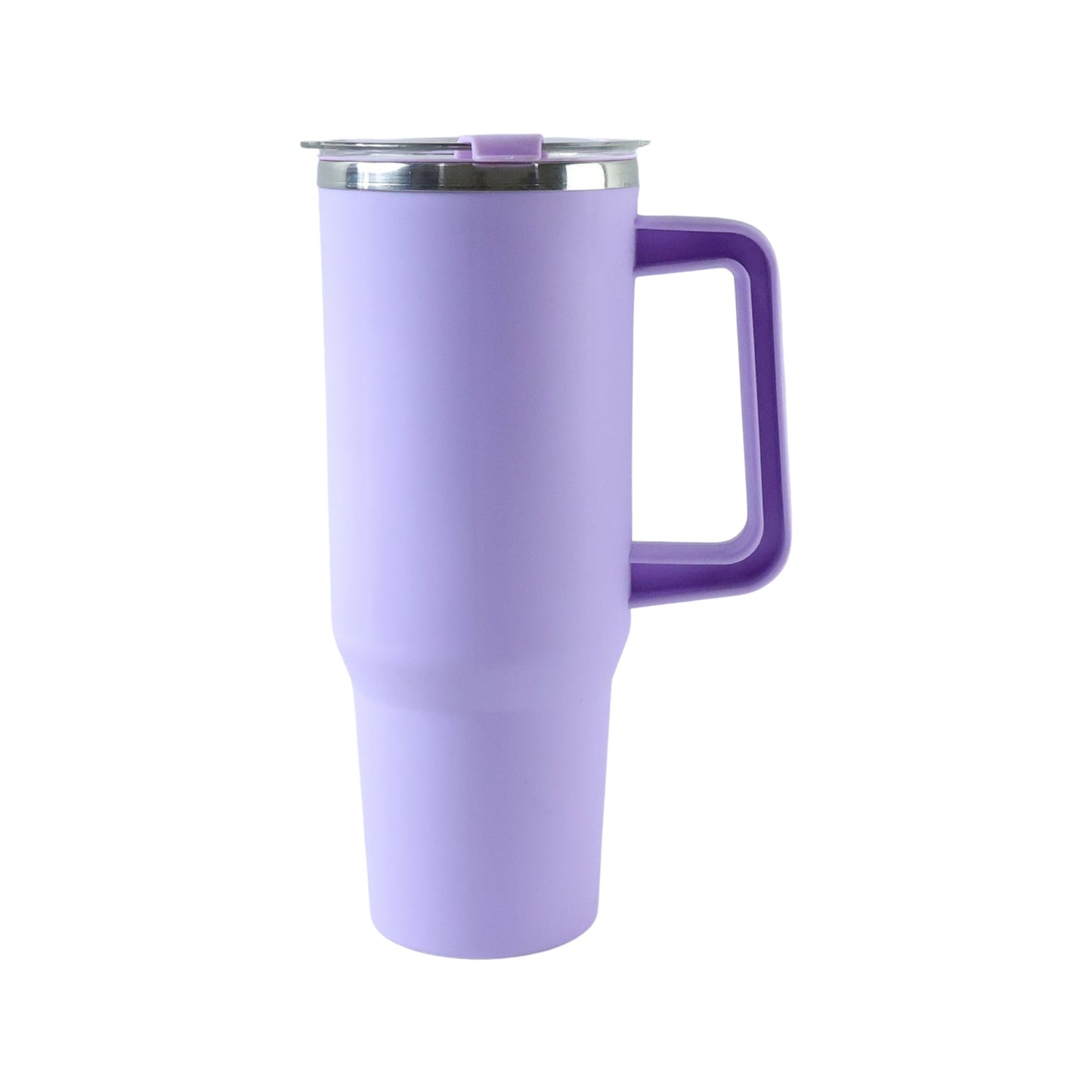 Close-up view of insulated mug