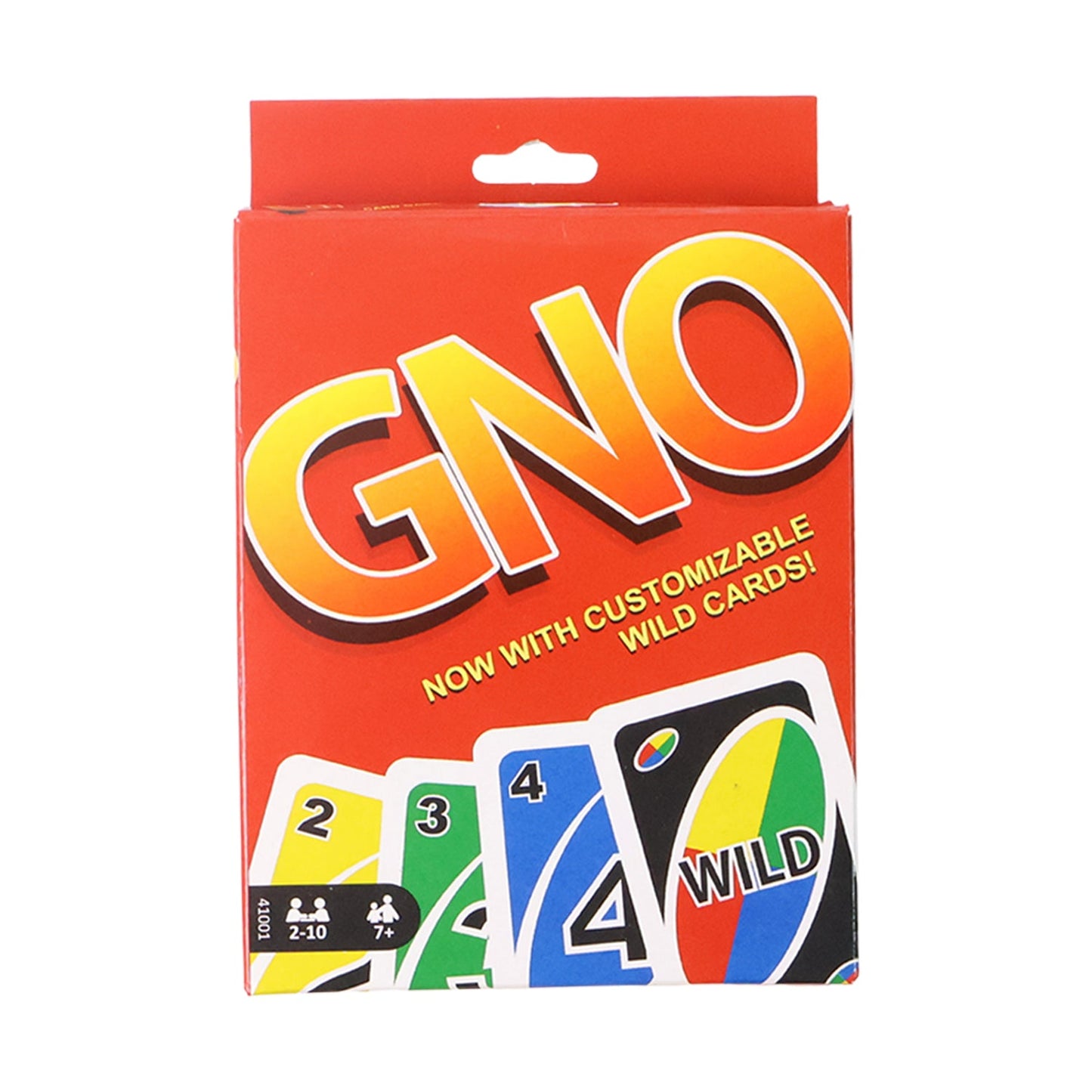 GNO card game showing colorful strategy cards for group play
