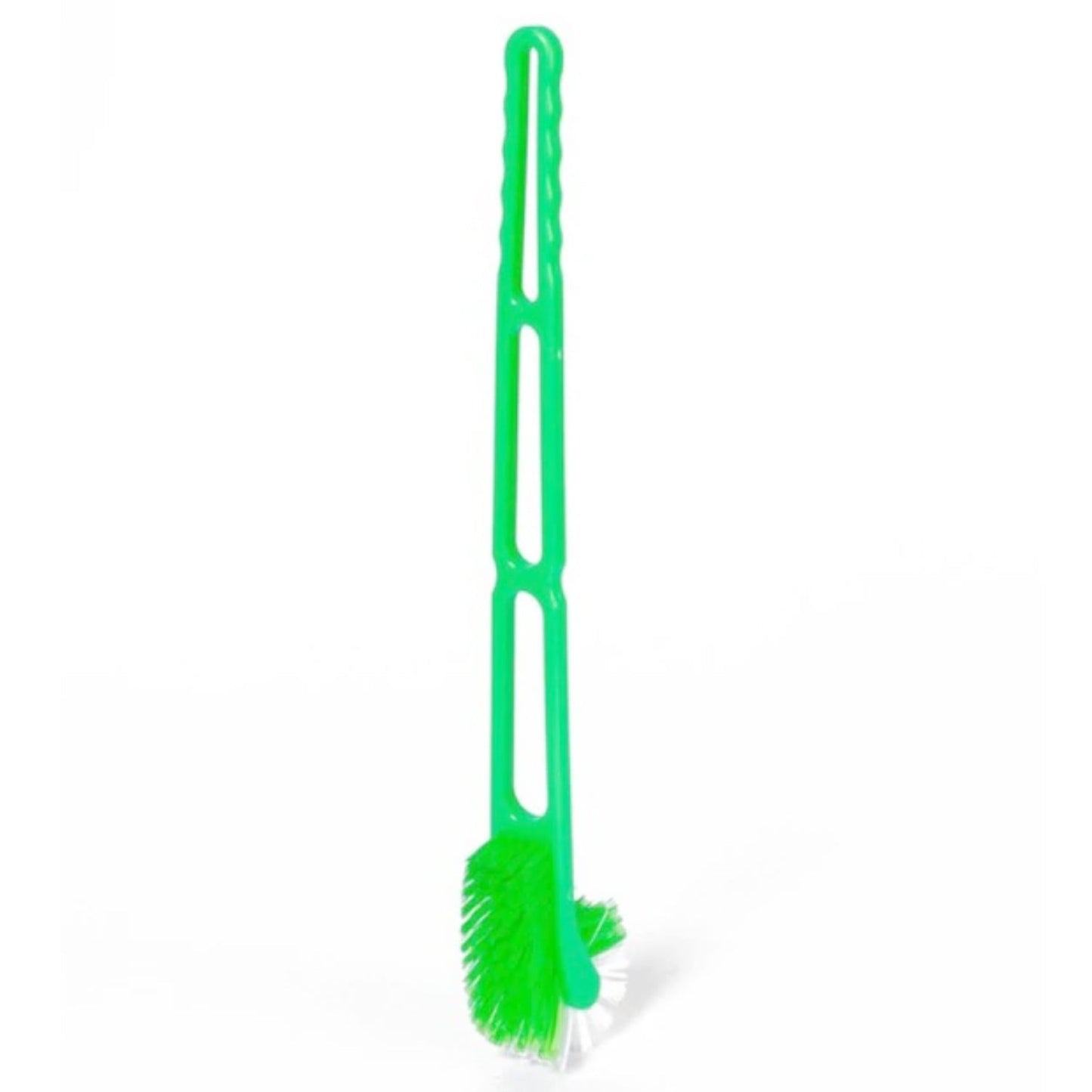 The versatile 2-in-1 toilet cleaning brush for hard-to-reach areas.