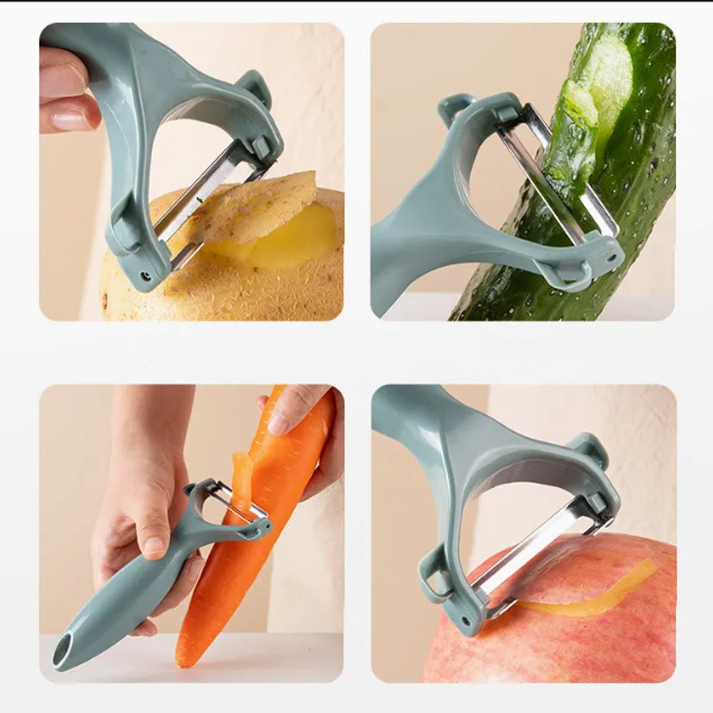 Multi-function vegetable cutter and grater set for kitchen use