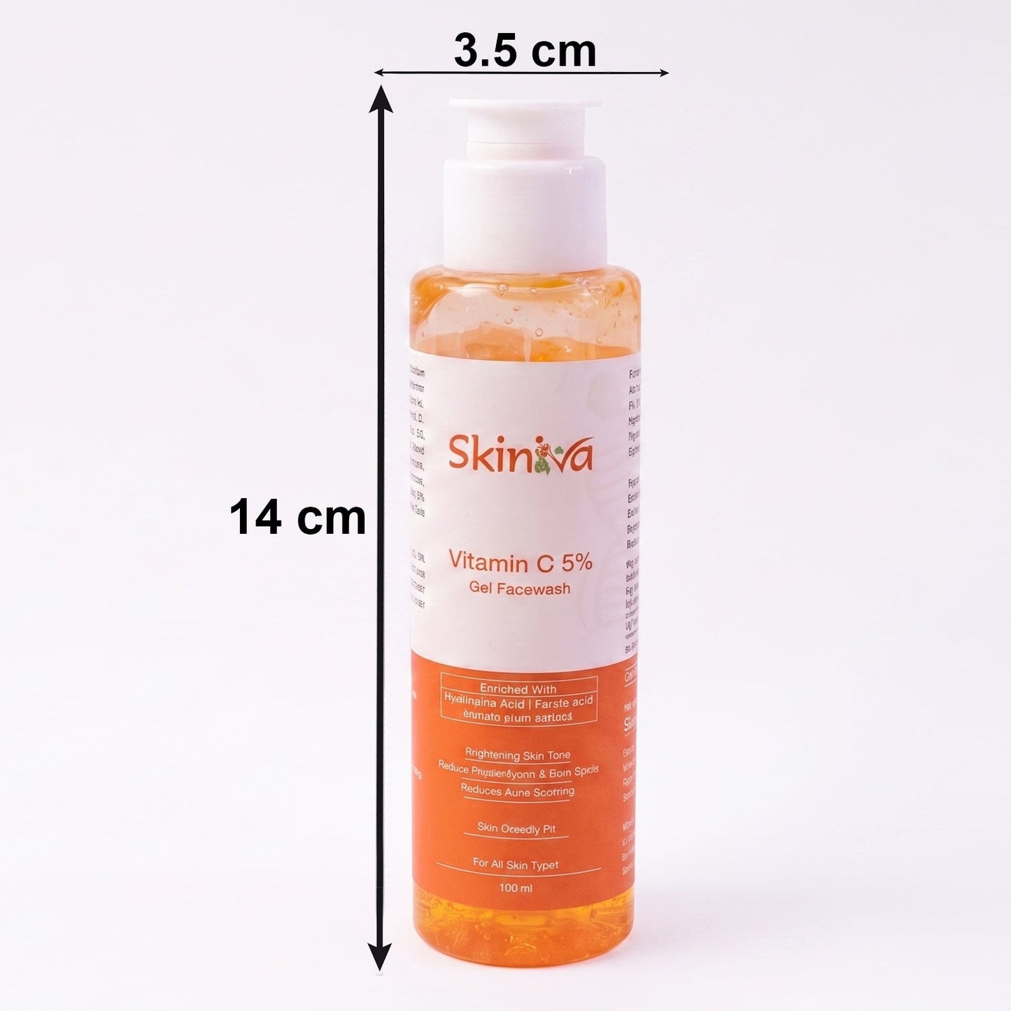 Dull skin brightening face wash cleanser