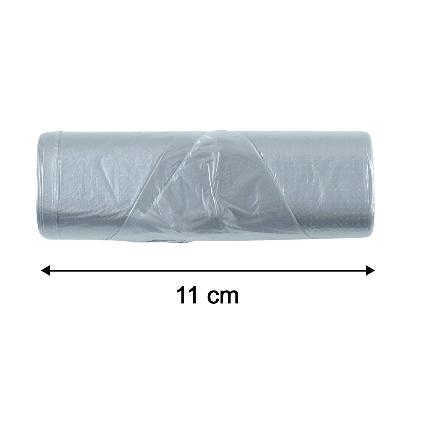 Size illustration of garbage bags for waste bins