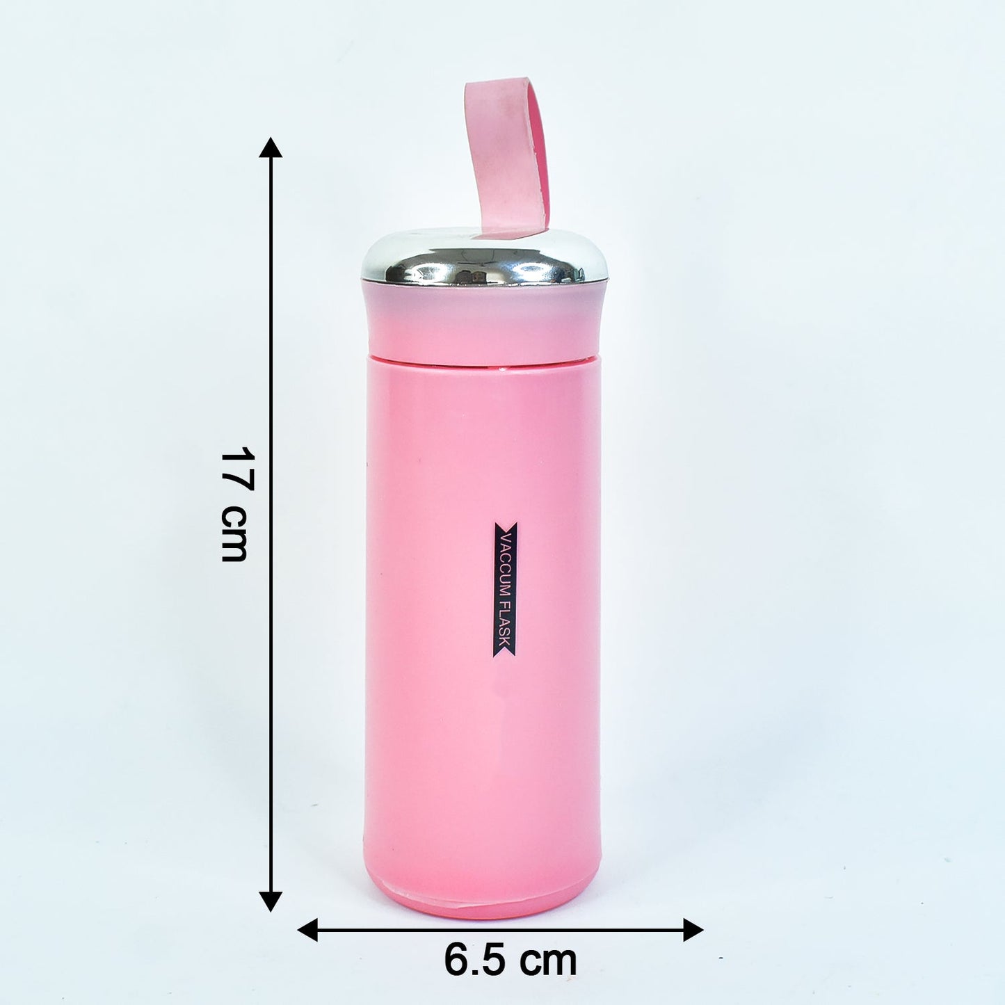 Stylish premium pink glass water bottle 400ml capacity