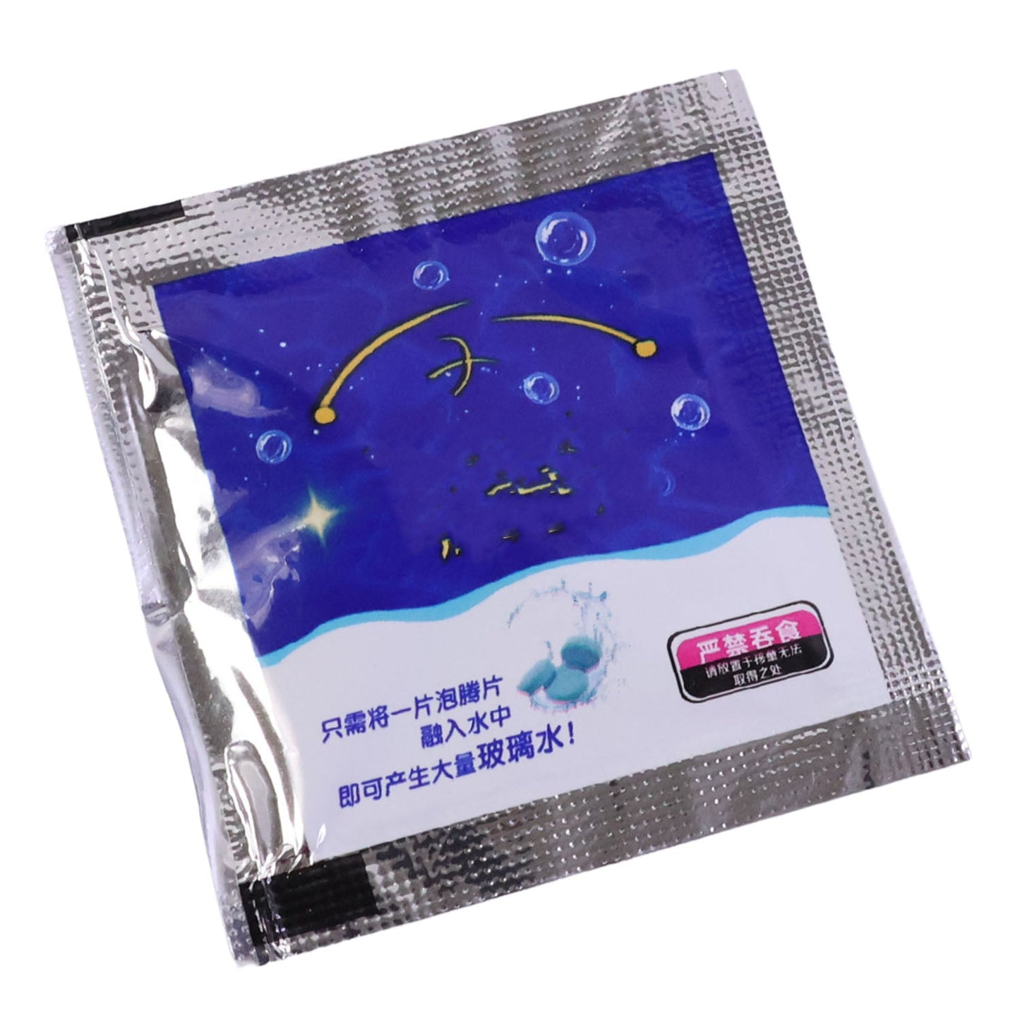 Coating pack alongside car windshield wiper detergent powder