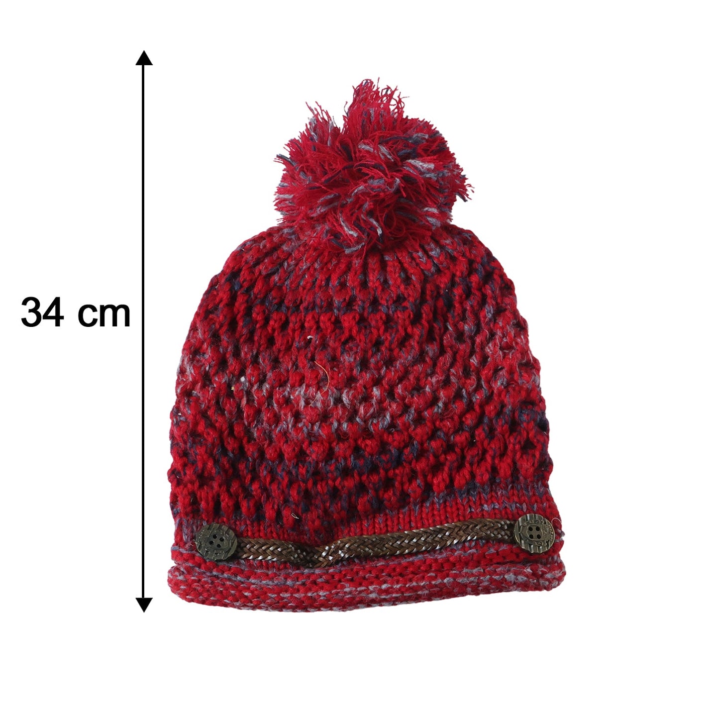 Lightweight cozy woolen hat for winter trips