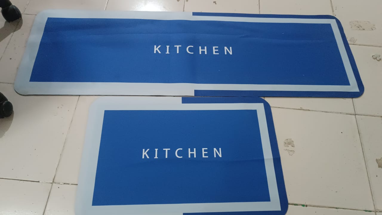 Premium non-slip kitchen runner mat designed for safety and style