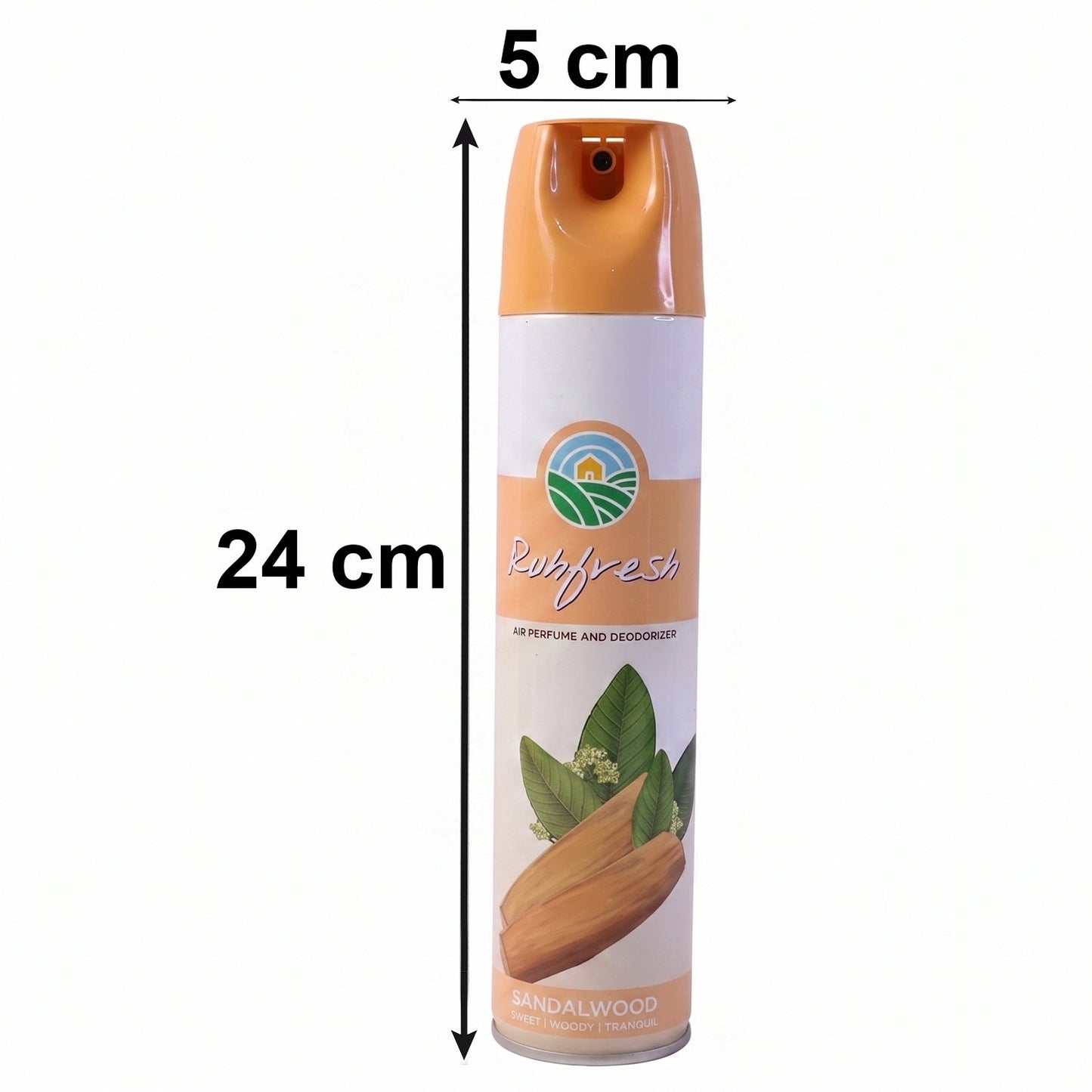 Close-up of sandalwood air freshener spray nozzle