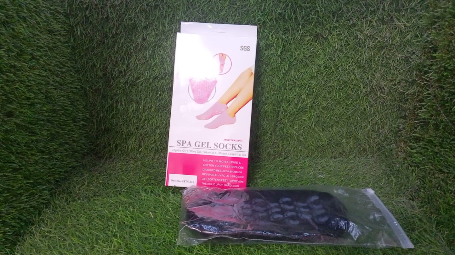 Cracked heel silicone gel socks for foot repair