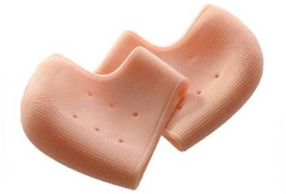 Both silicone gel heel pads, offering pain relief and repair for dry cracked heels.