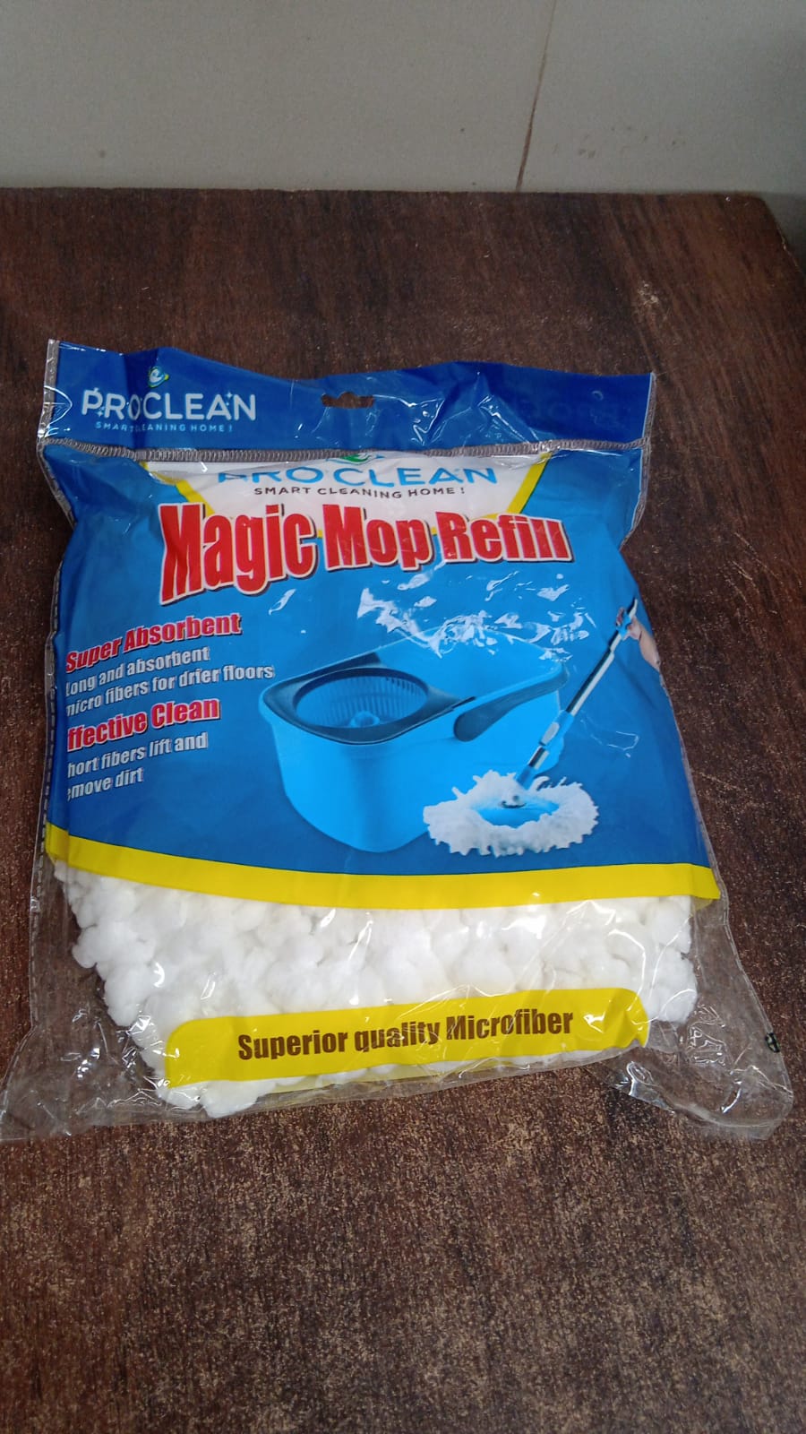 High-density microfiber Magic Mop Refill Head designed for spin mops