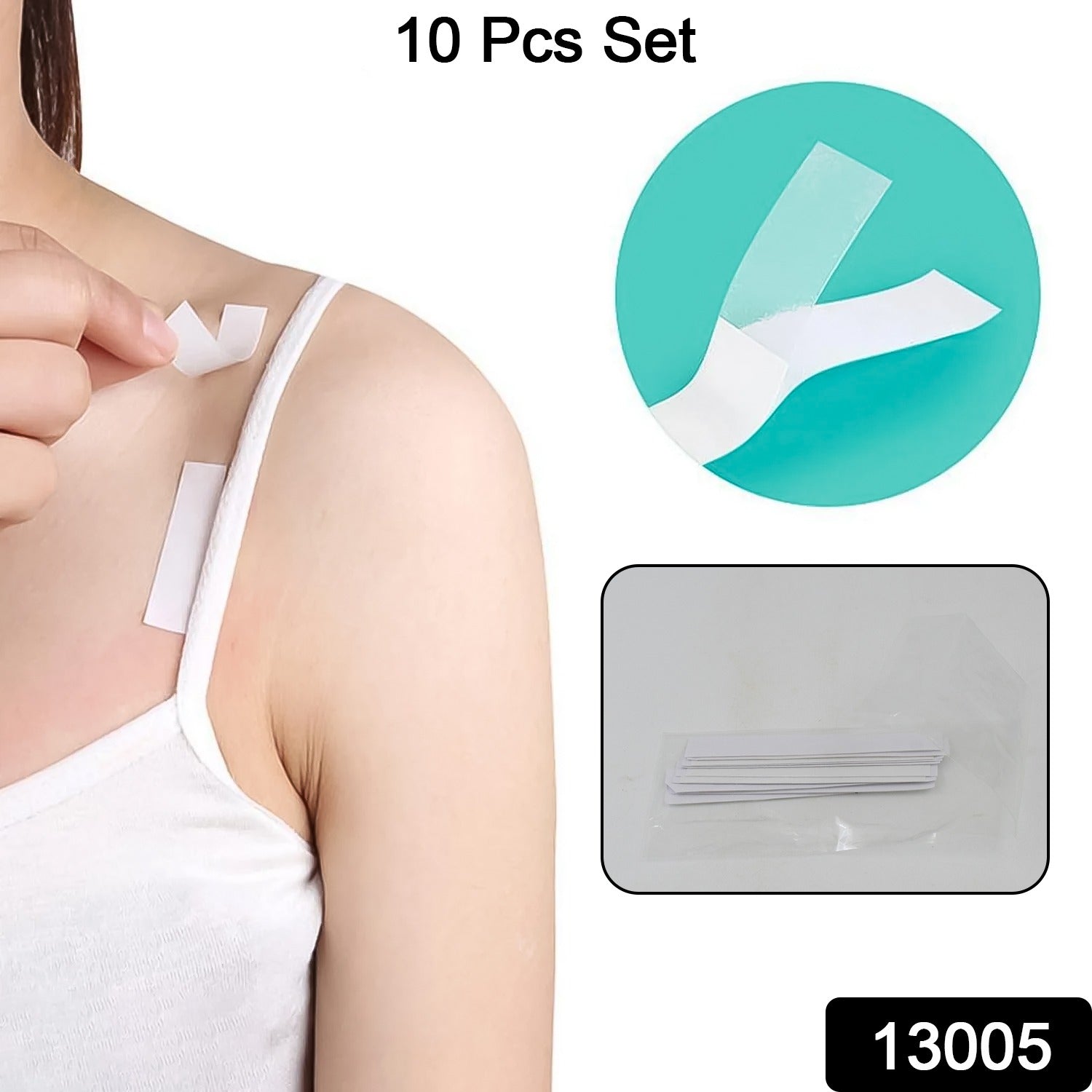 Close-up of the ultra-thin, transparent double-sided fashion tape.