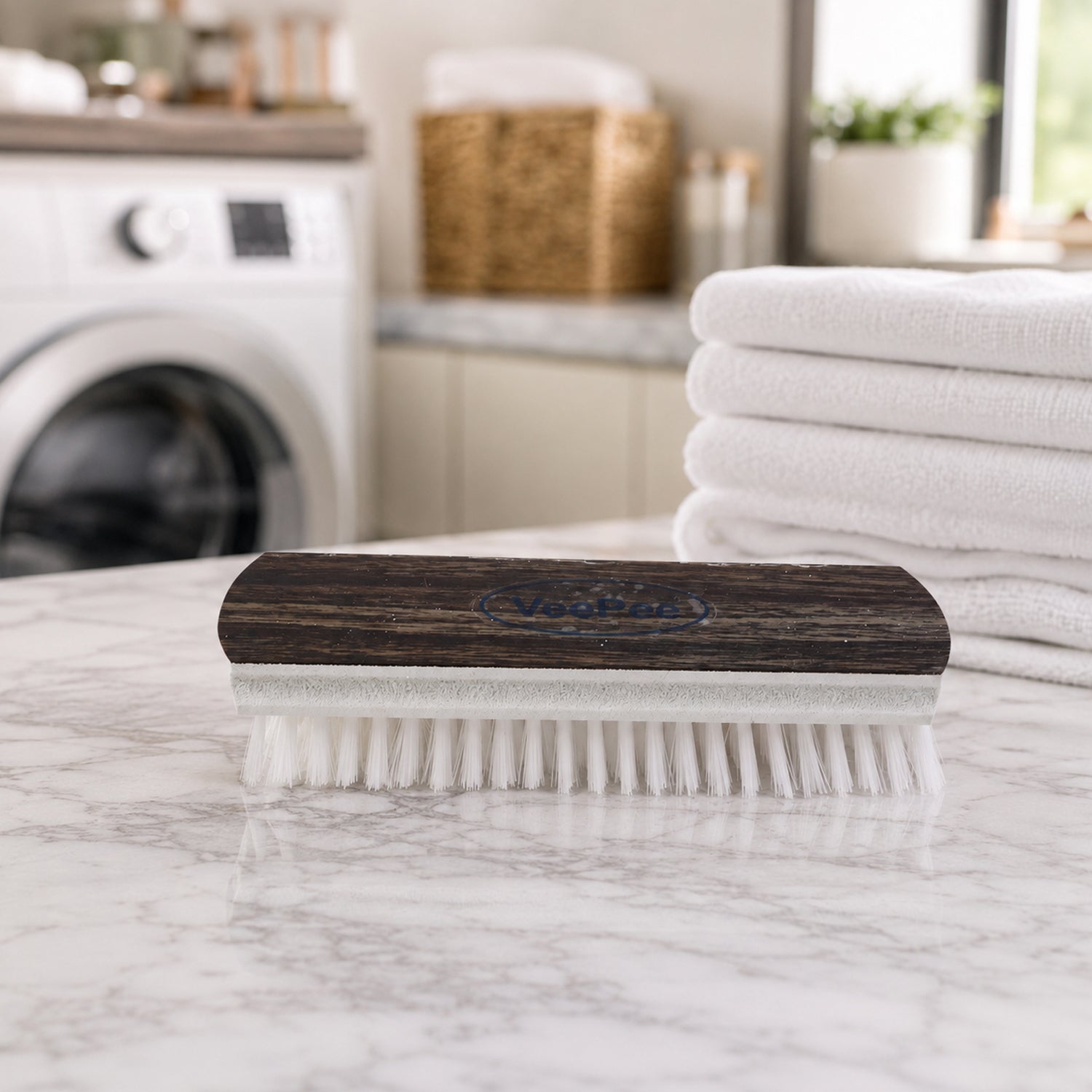 Cloth Wash Brush in Laundry Room Usage