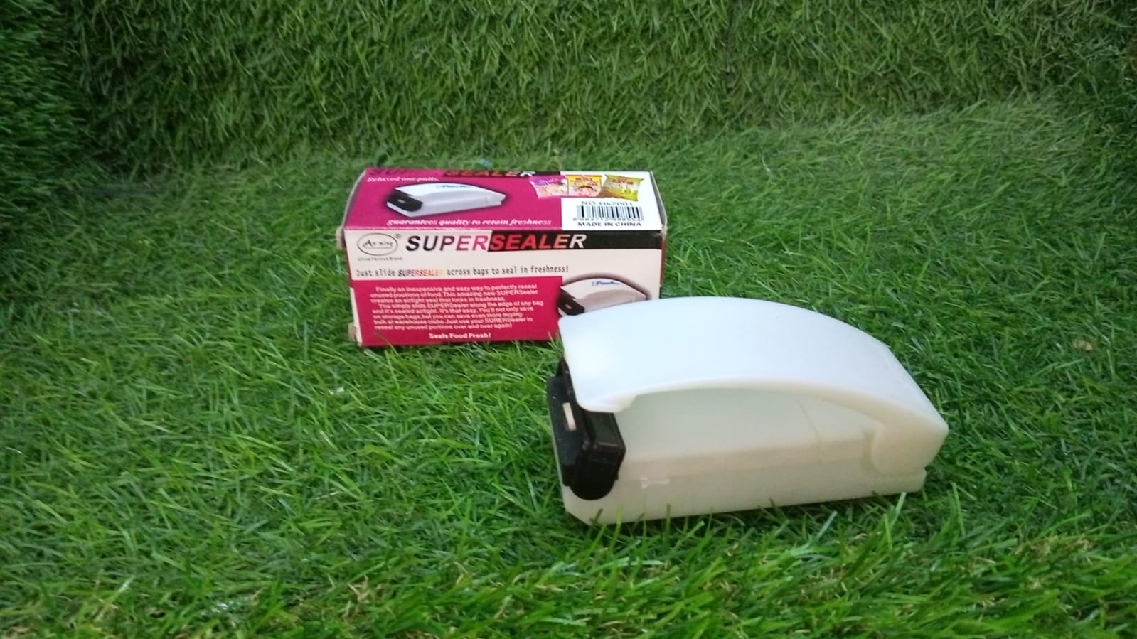 ChefAura's mini plastic bag sealer, a smart solution for food storage.