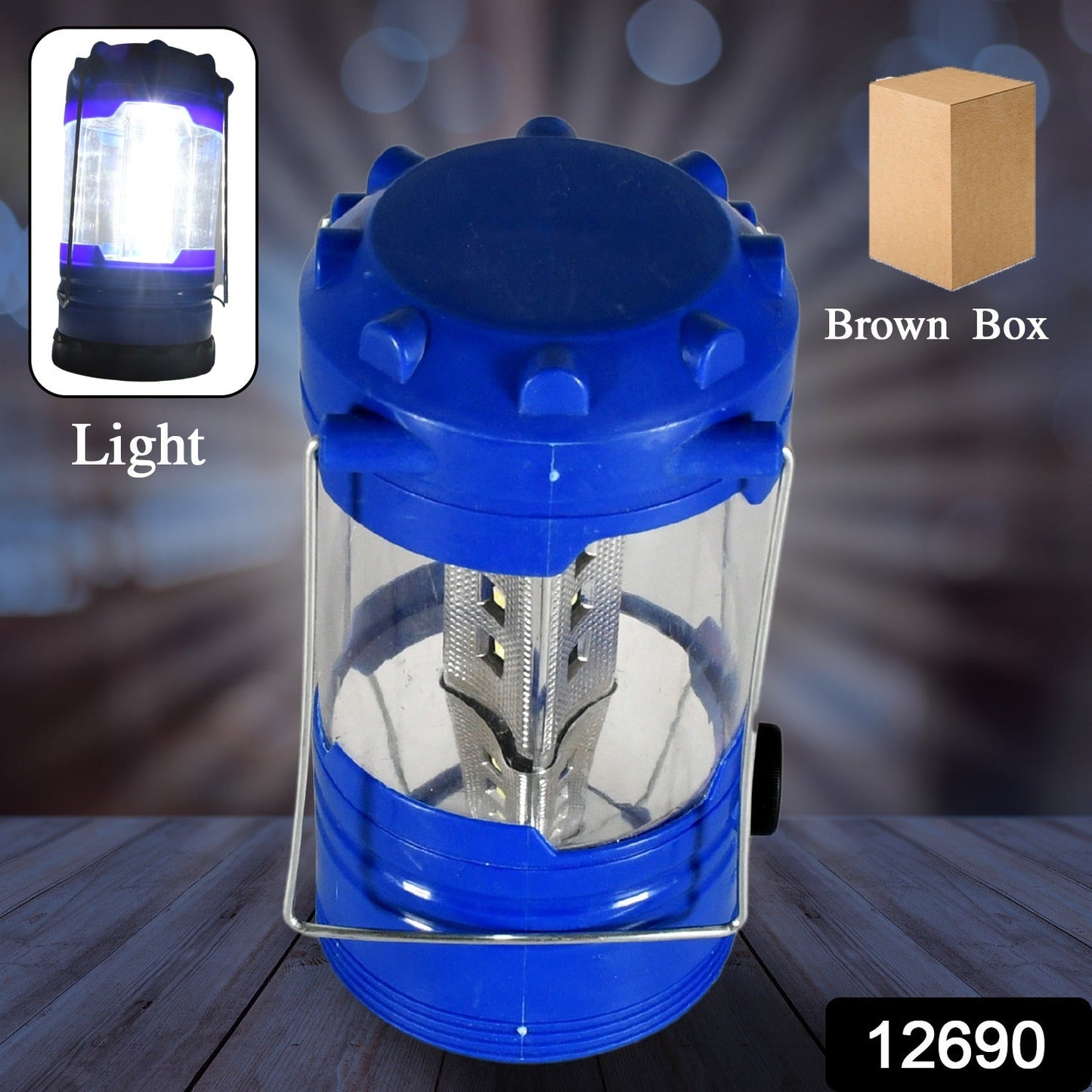 Camping lantern lighting up a tent's interior at night, creating a cozy ambiance.
