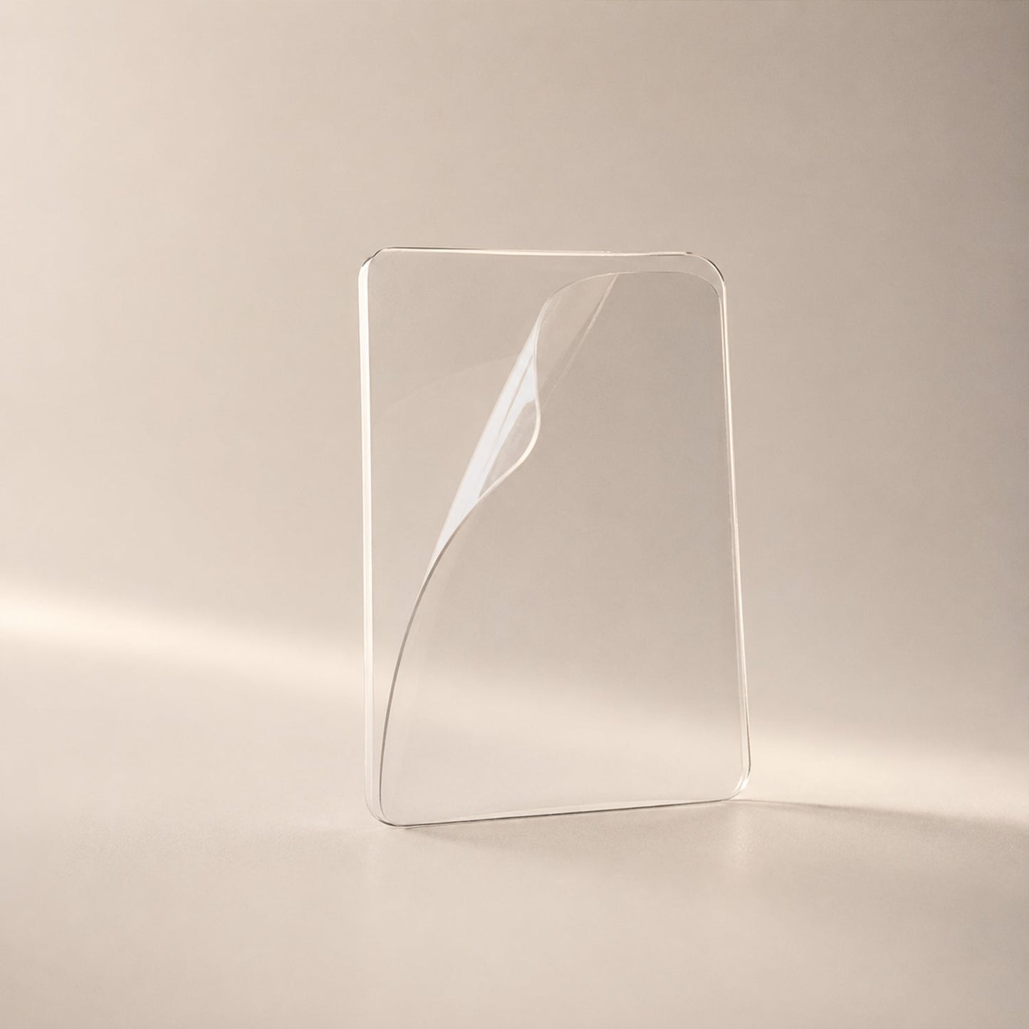 White background showing transparent double side adhesive gel pads
