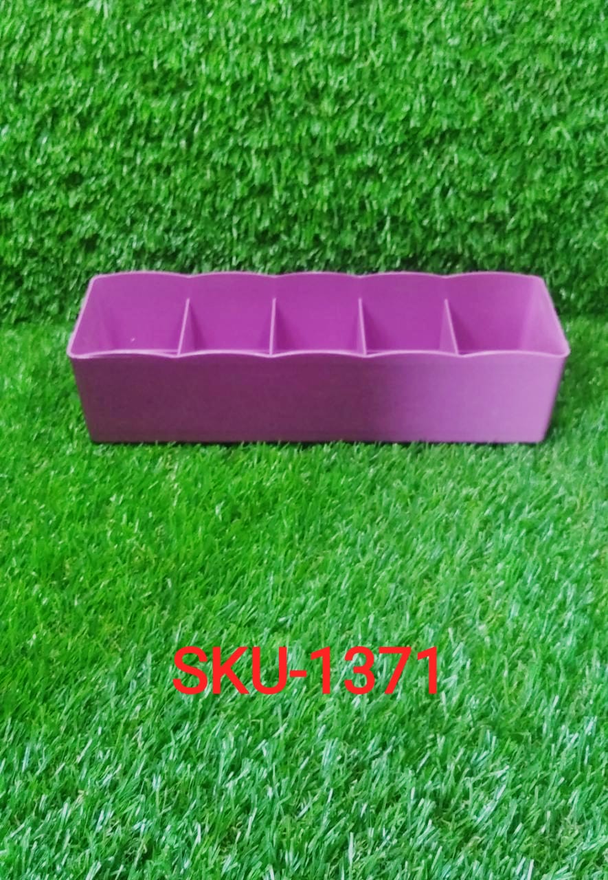 Clear plastic storage solution with secure lid, suitable for travel and home organization.