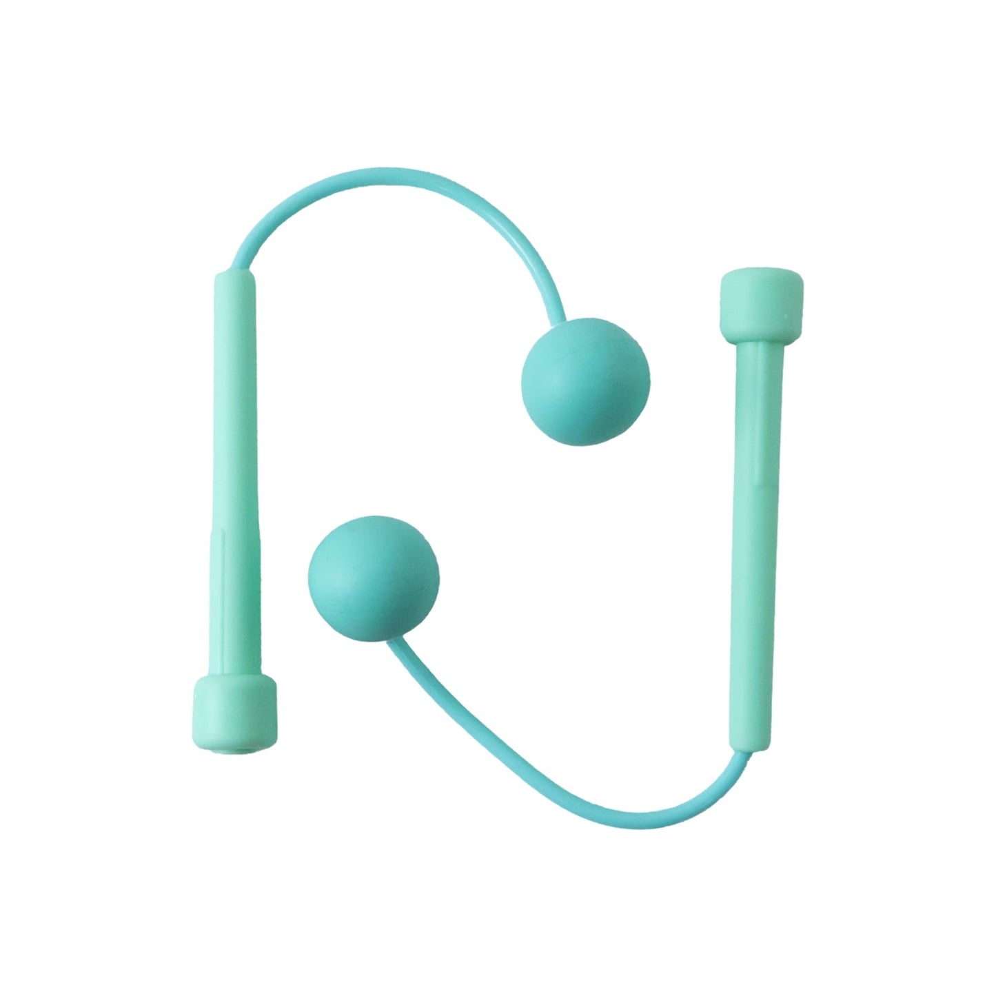 Weighted ropeless skipping rope exercise equipment