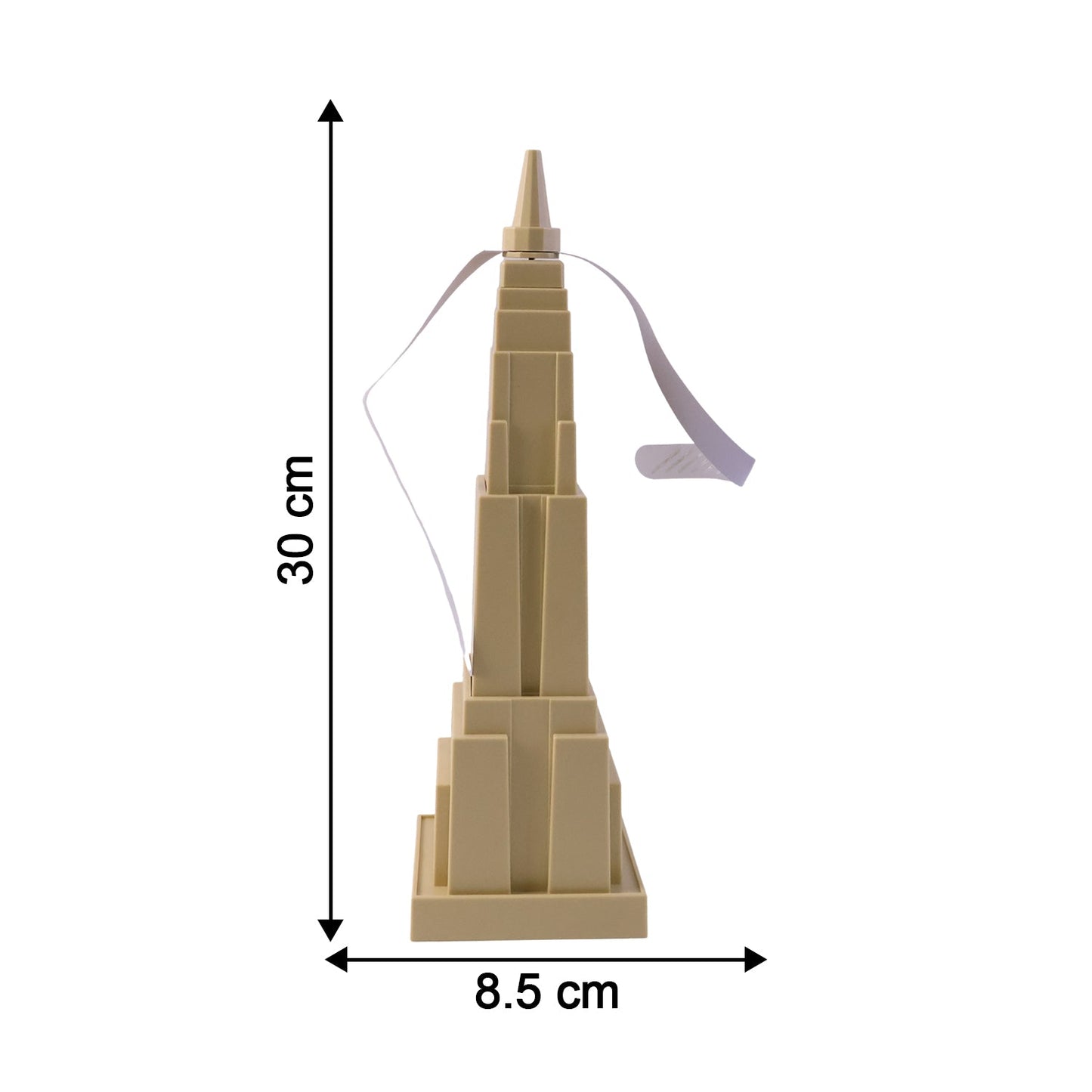 Dimensions of fly repeller fan 27x13x9 cm