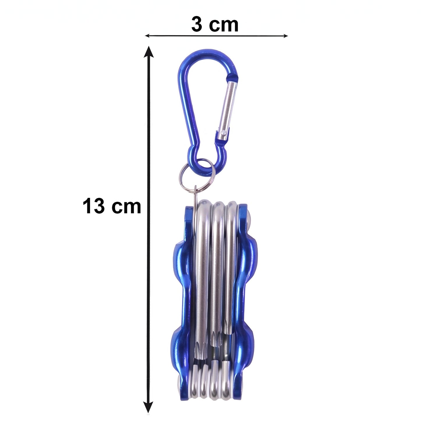 Compact cycling multi tool with clip for easy carrying