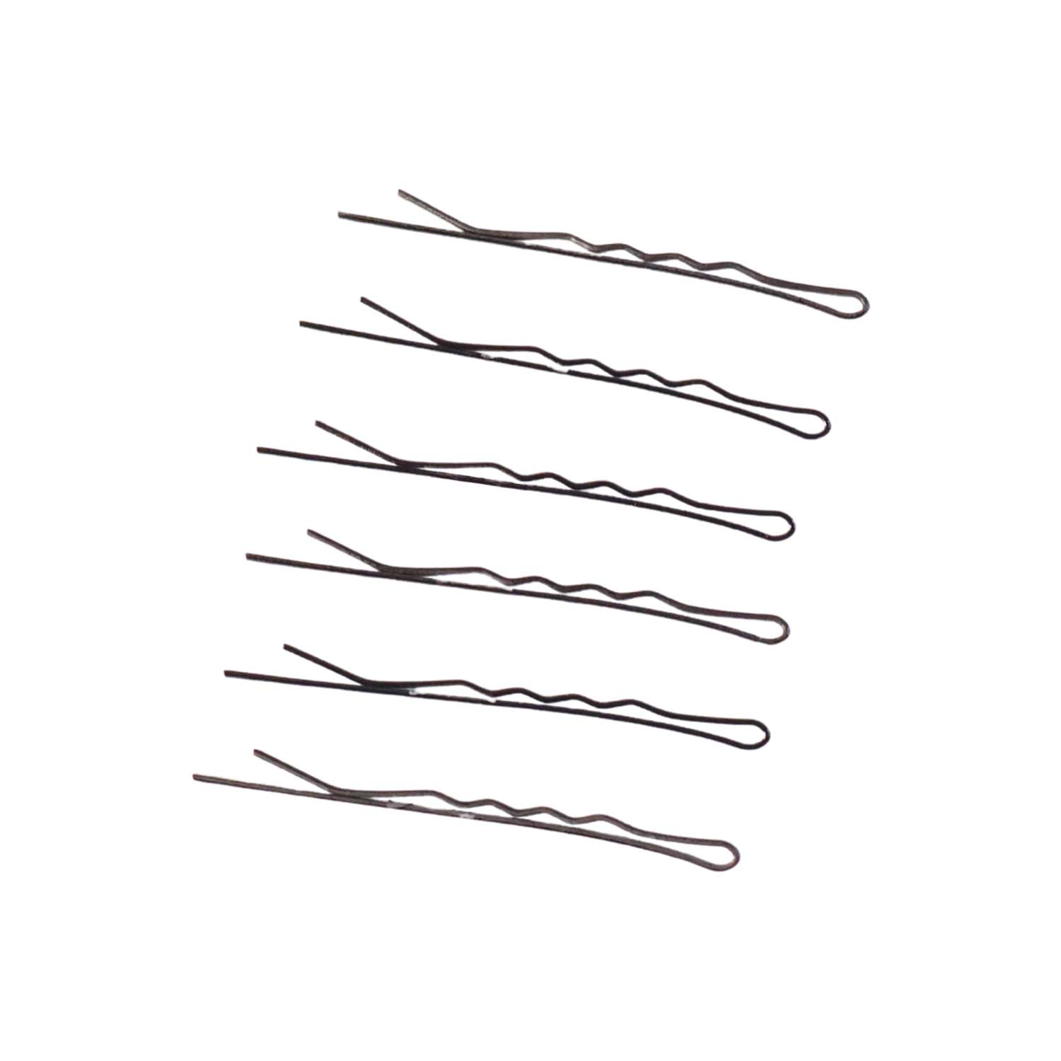 Big sized black hair bobby pin set perfect for buns and updos