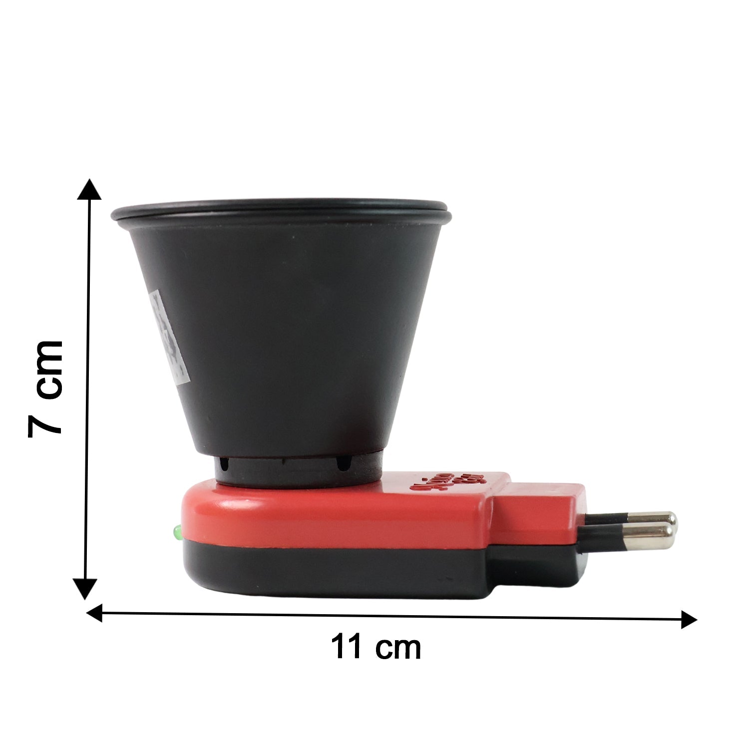 Size comparison image of Electric Kapoor Dani Diffuser illustrating its compact form