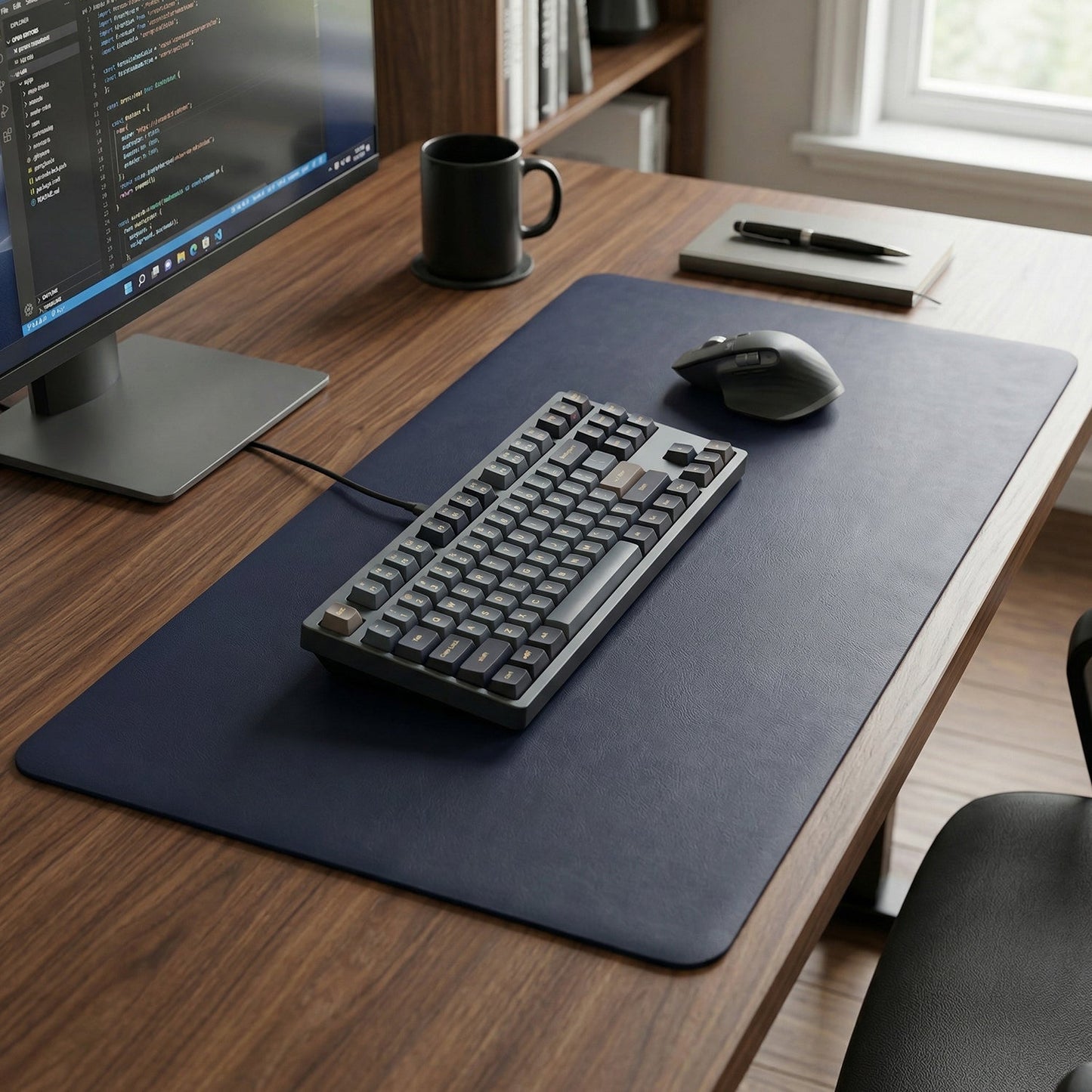 Big size desk mat for workspace protection