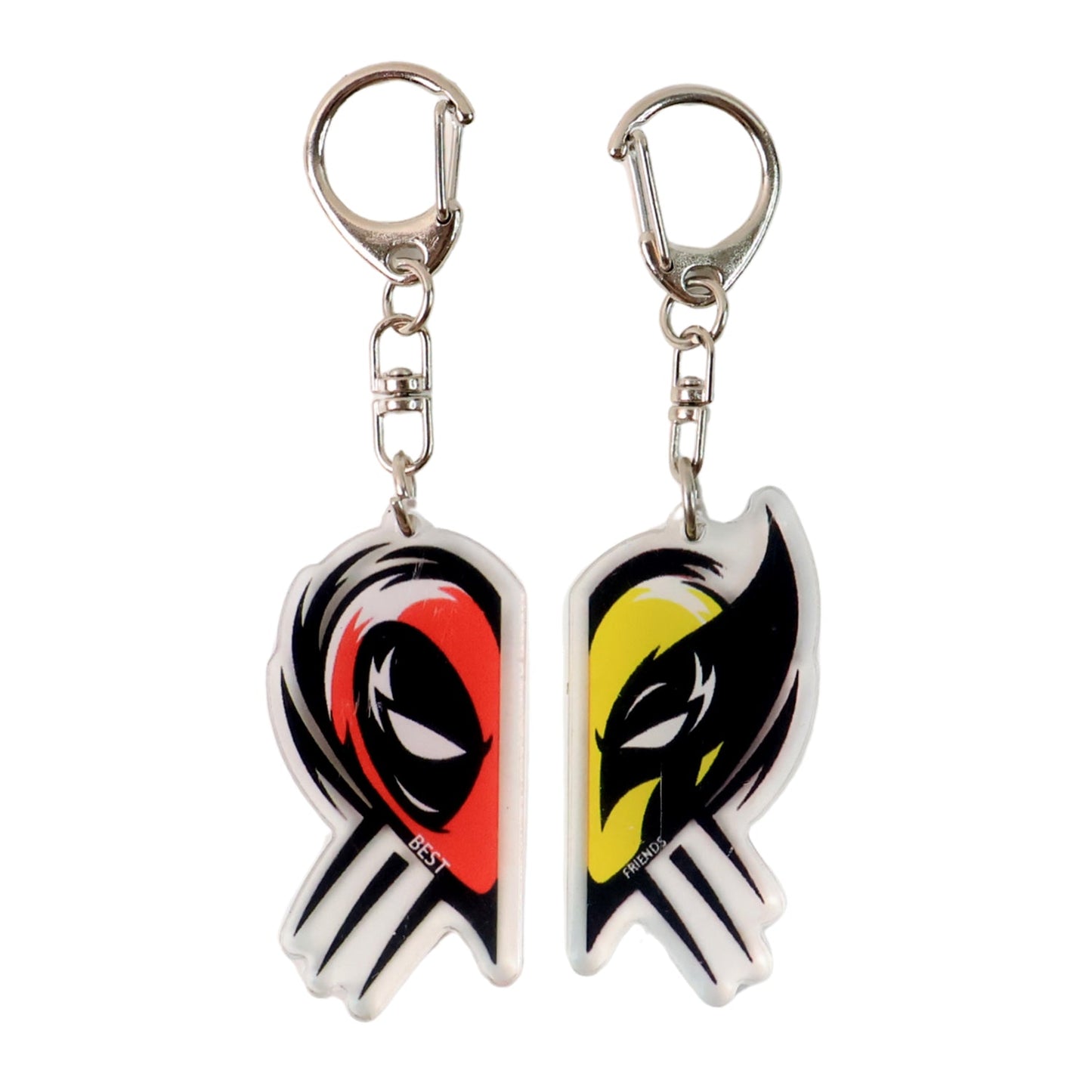 Friendship matching acrylic keychain set perfect for gifting