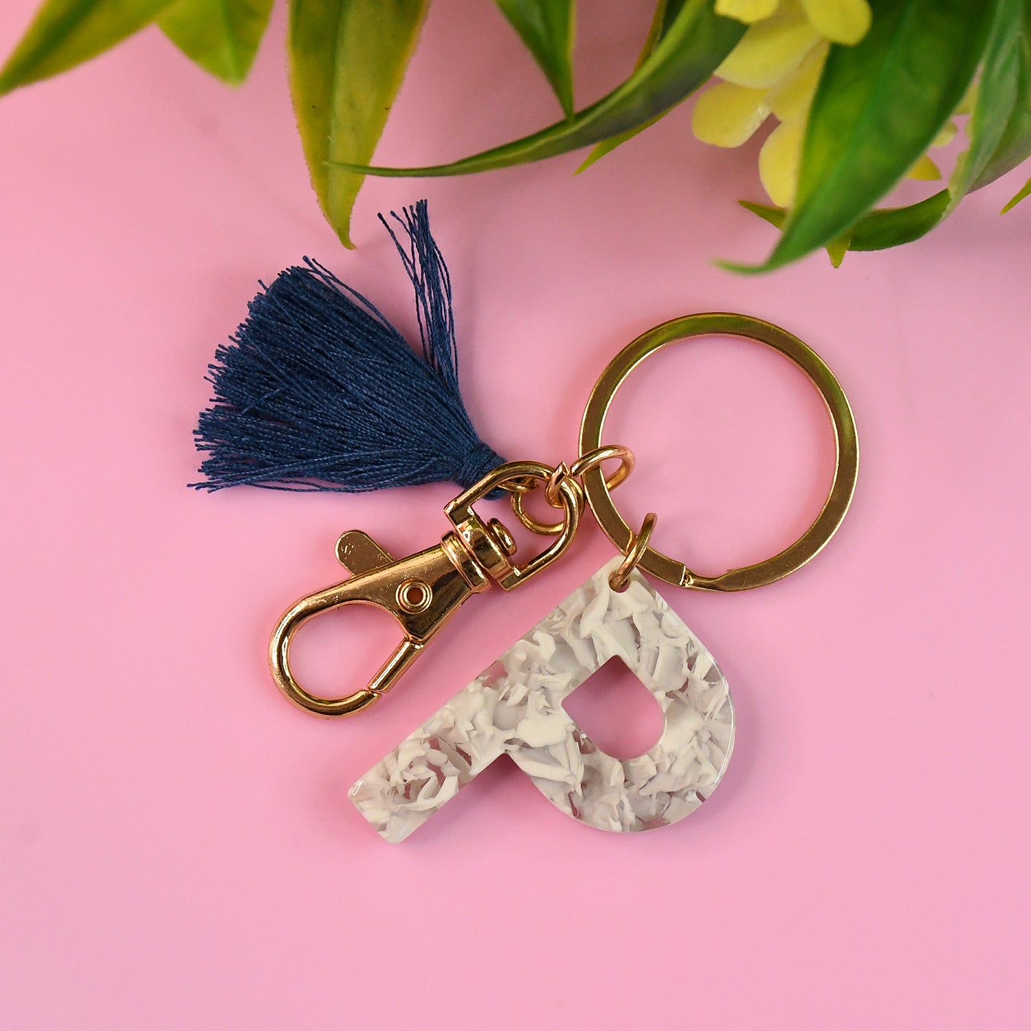 Assorted keychain pack featuring variety of stylish motifs