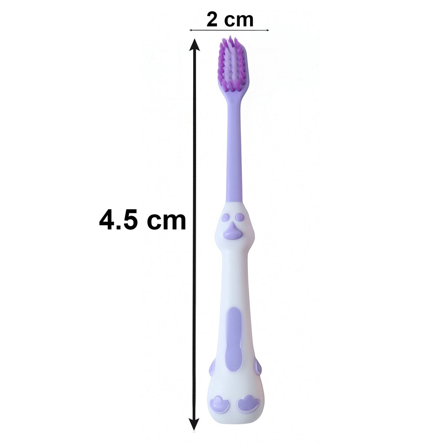 Child using kids cartoon spring frog toothbrush set