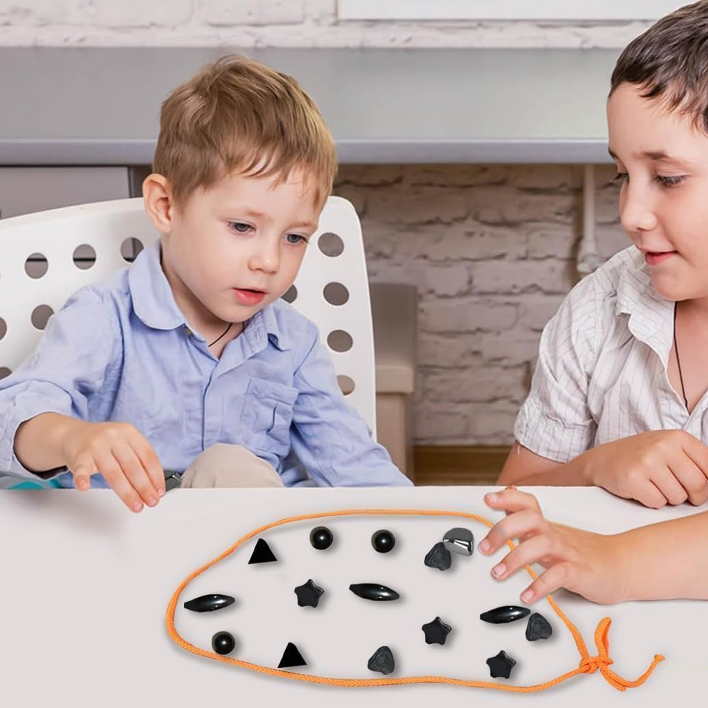 Creative building structures made with Magnetic Power Kit STEM magnetic pieces
