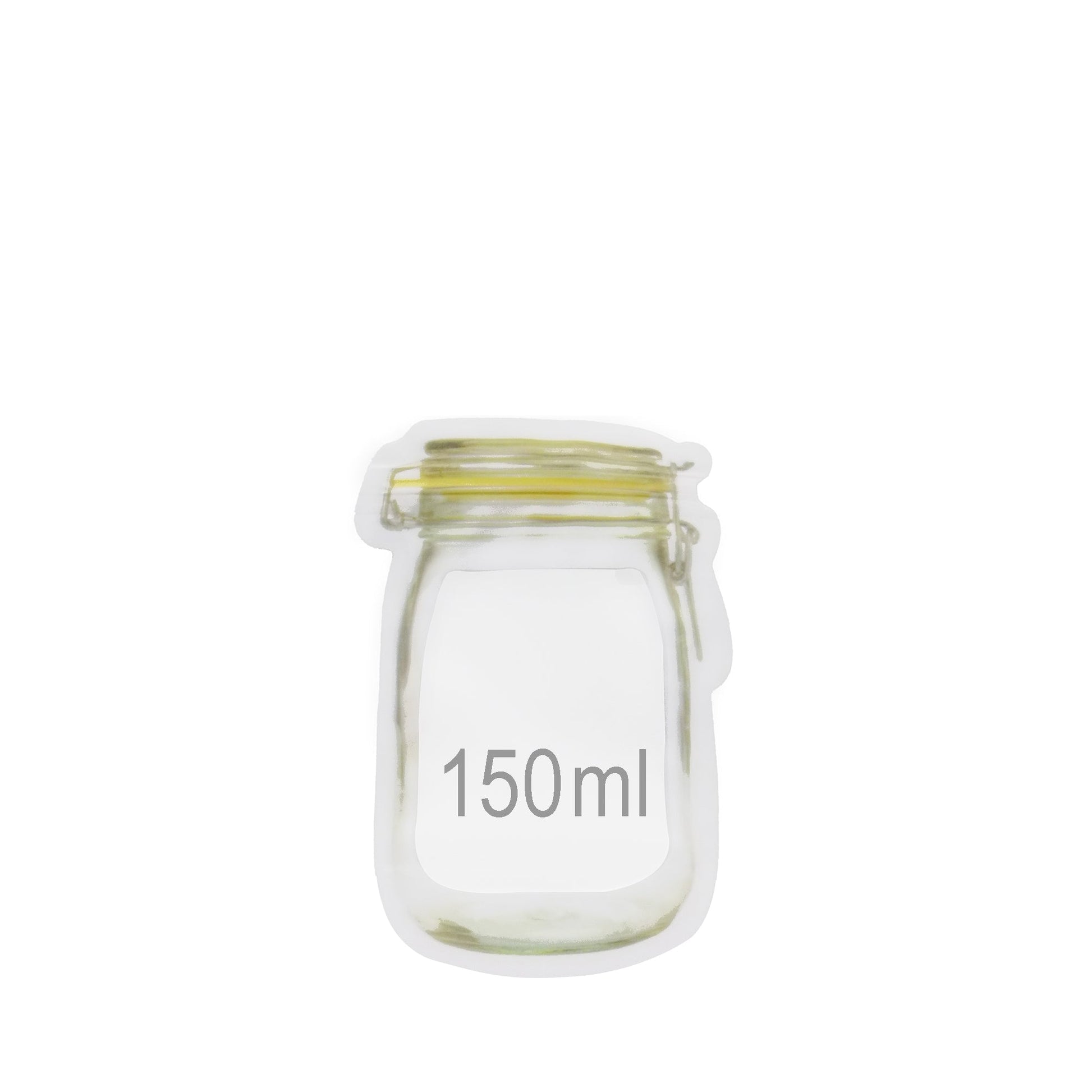 Compact 150ml travel food container, ideal for on-the-go snacks and dry goods.