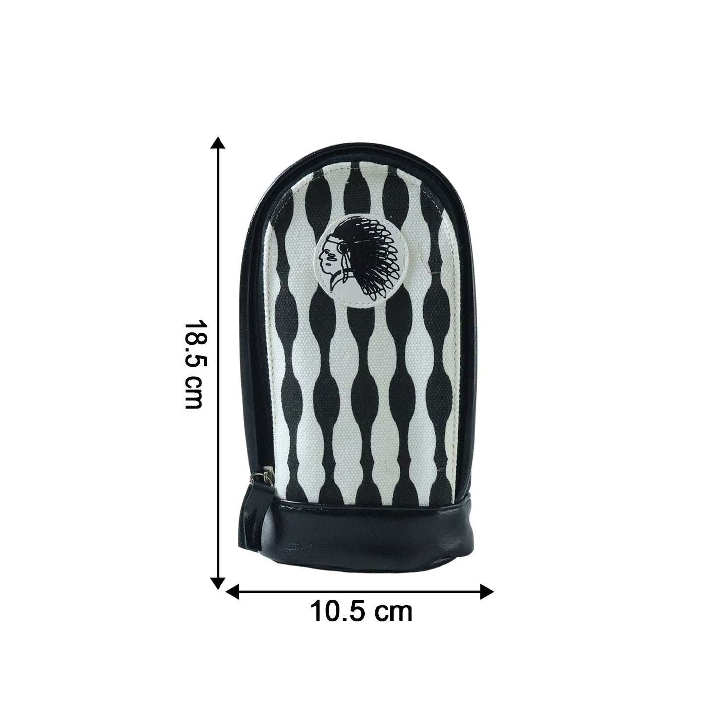 Durable vertical stationery organizer case for pencils and pens