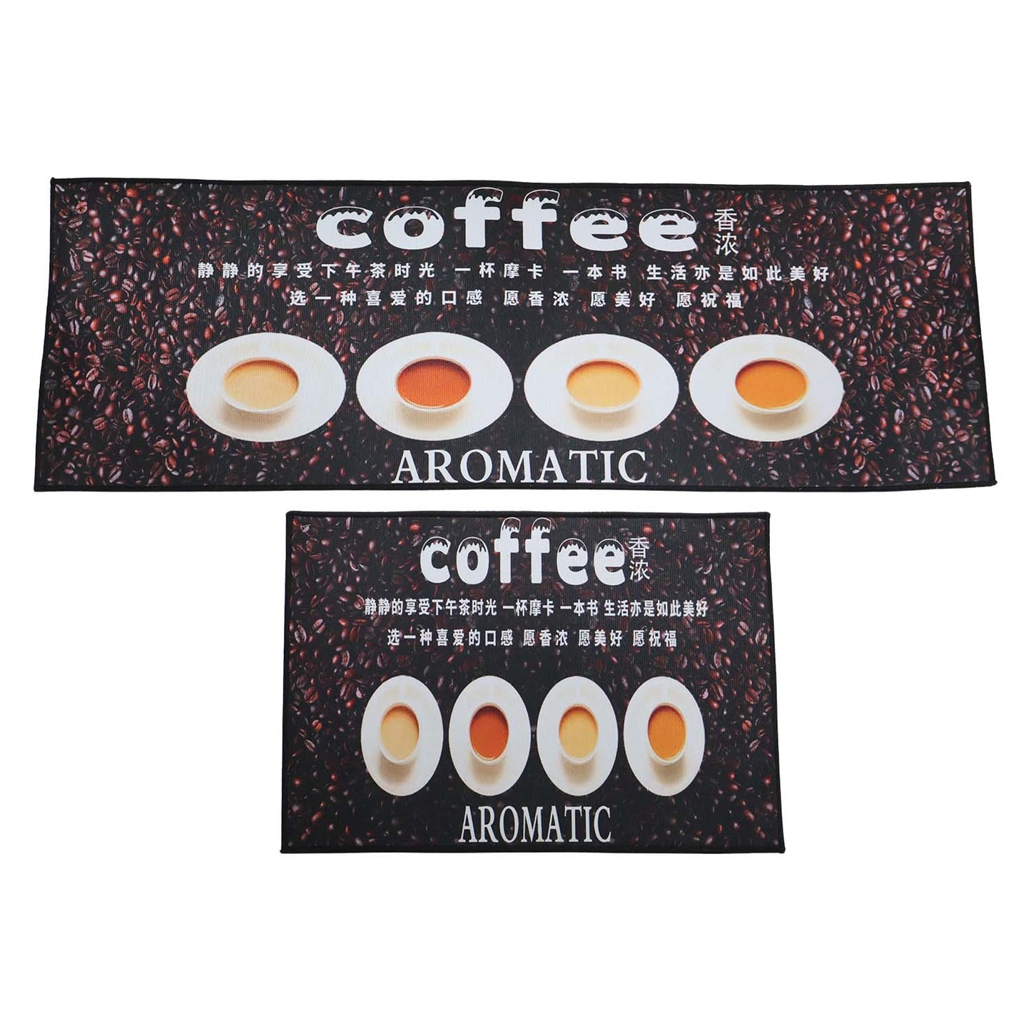 Comfortable printed floor mats for daily household use