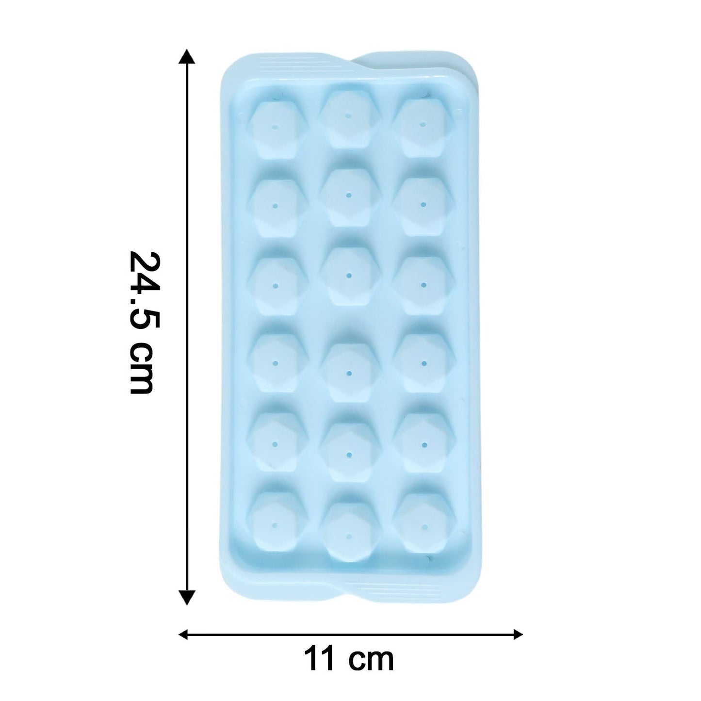 Easy release plastic ice tray for effortless ice removal