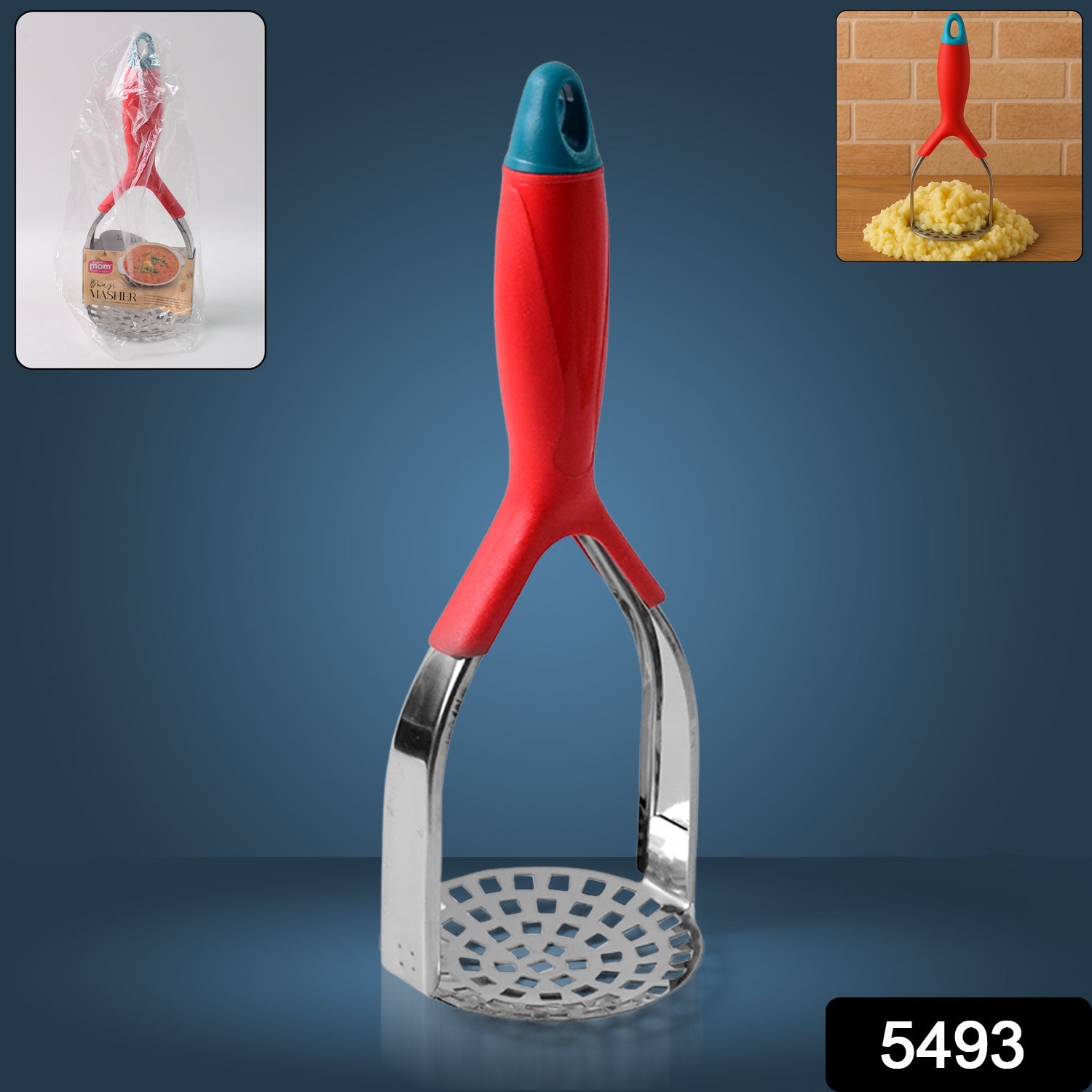 Supermom Kitchen Food Masher in its brand packaging.
