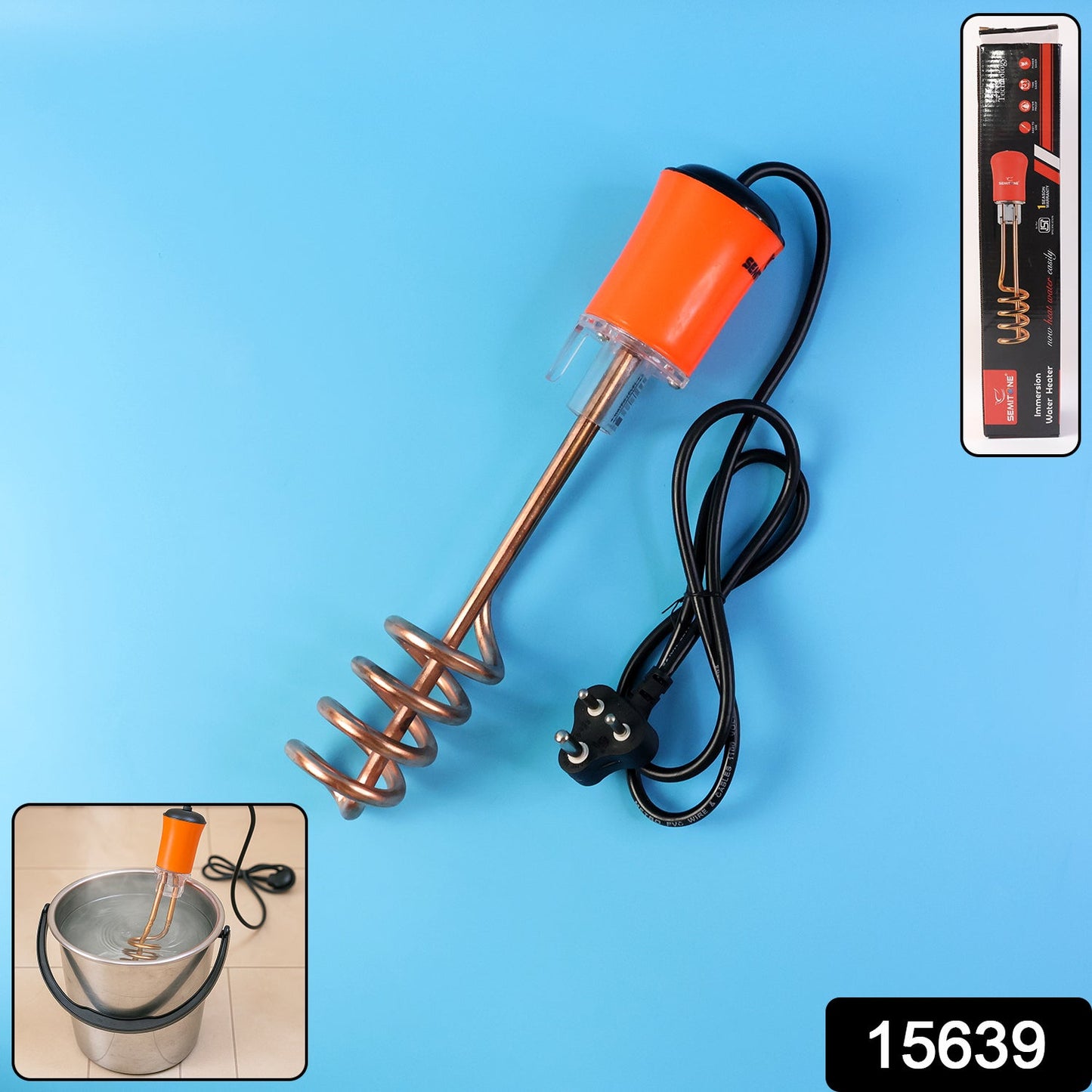 Affordable immersion heater rod for winter use