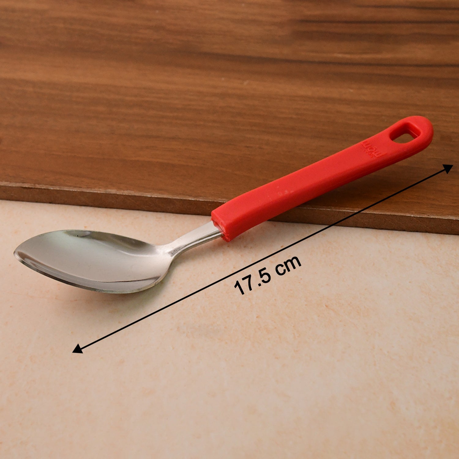 Multipurpose stainless steel spoon ideal for serving and daily use