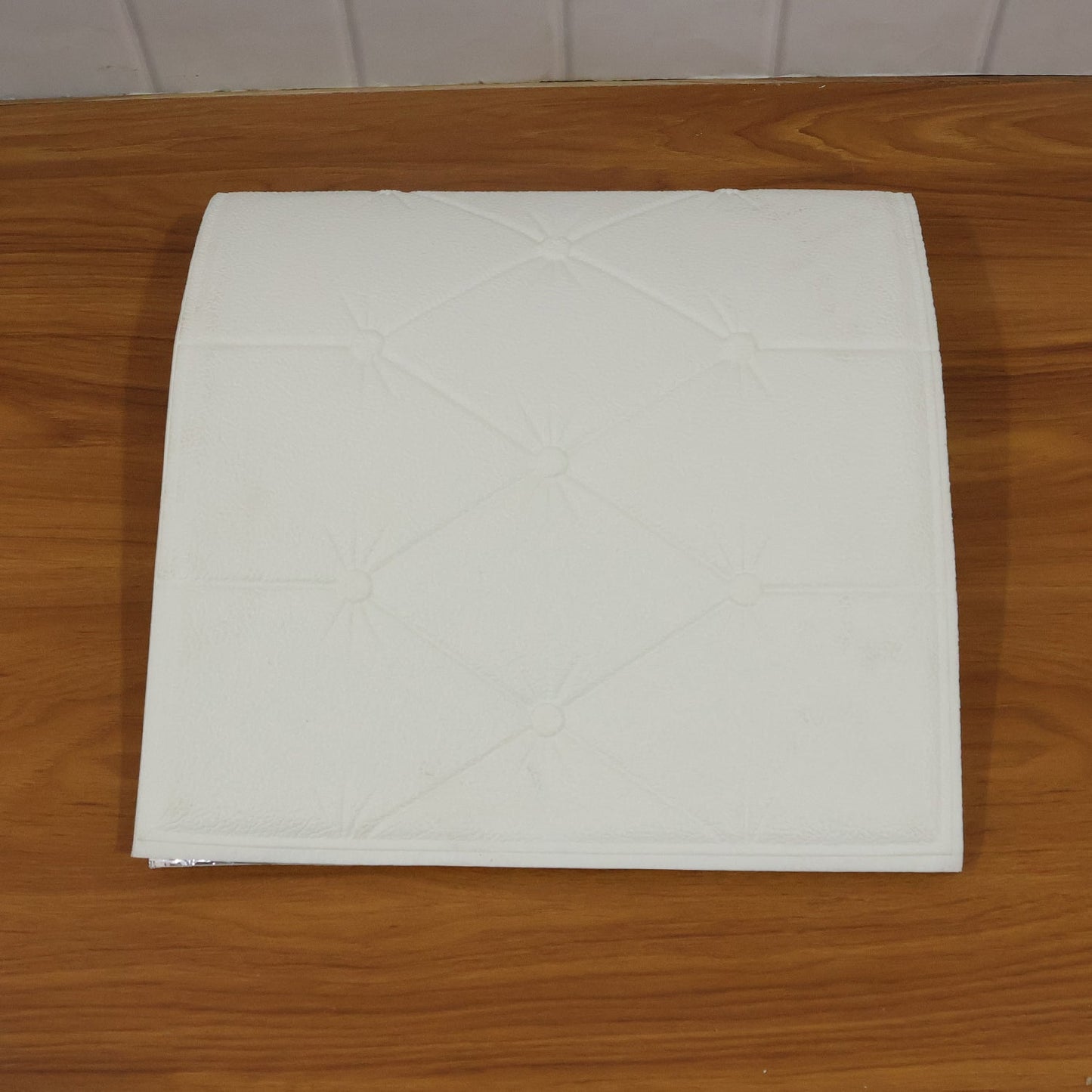 DIY self adhesive white wall decor panel